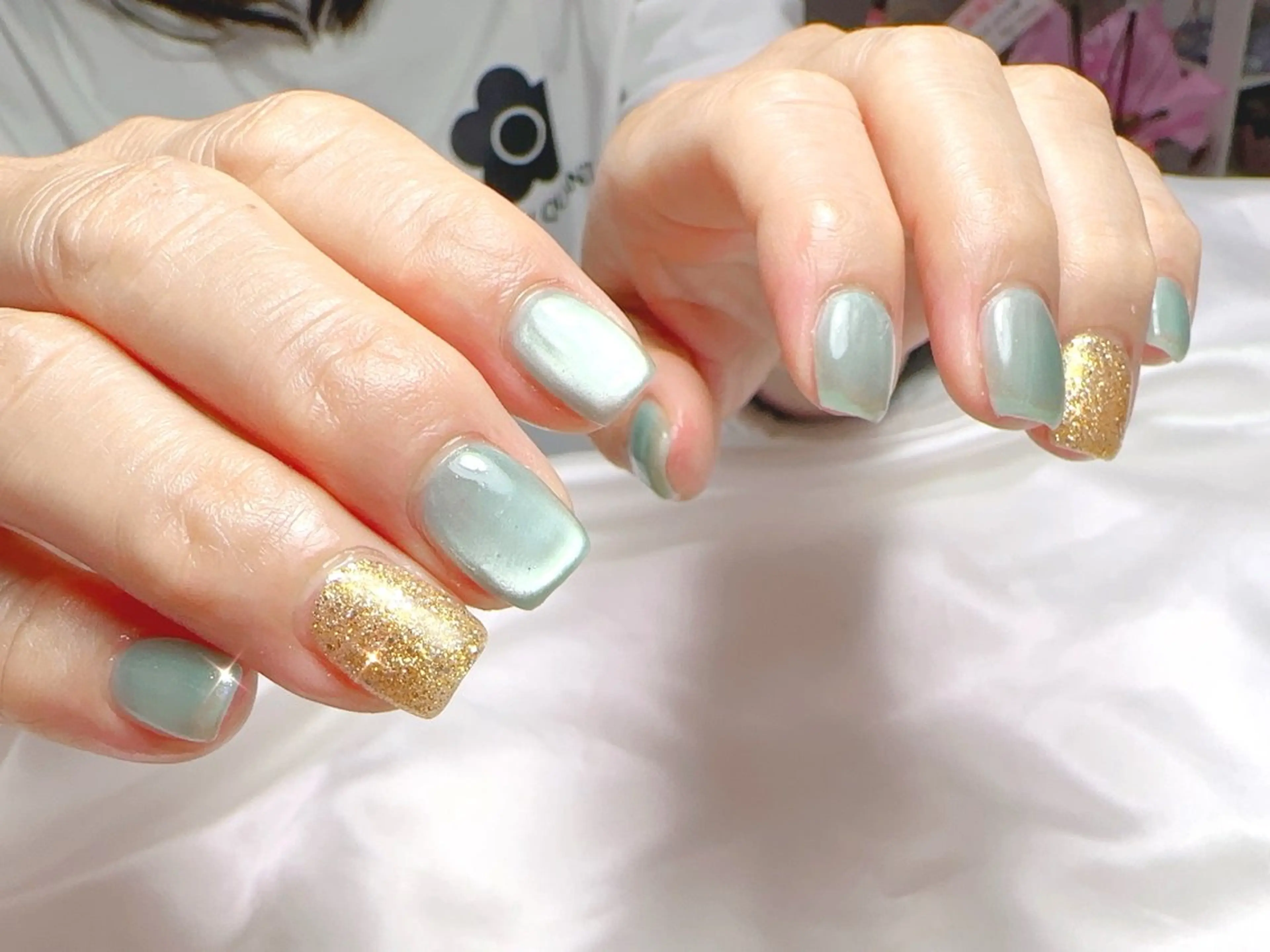 ネイル ハンドネイル Cherie PINKのネイルデザイン