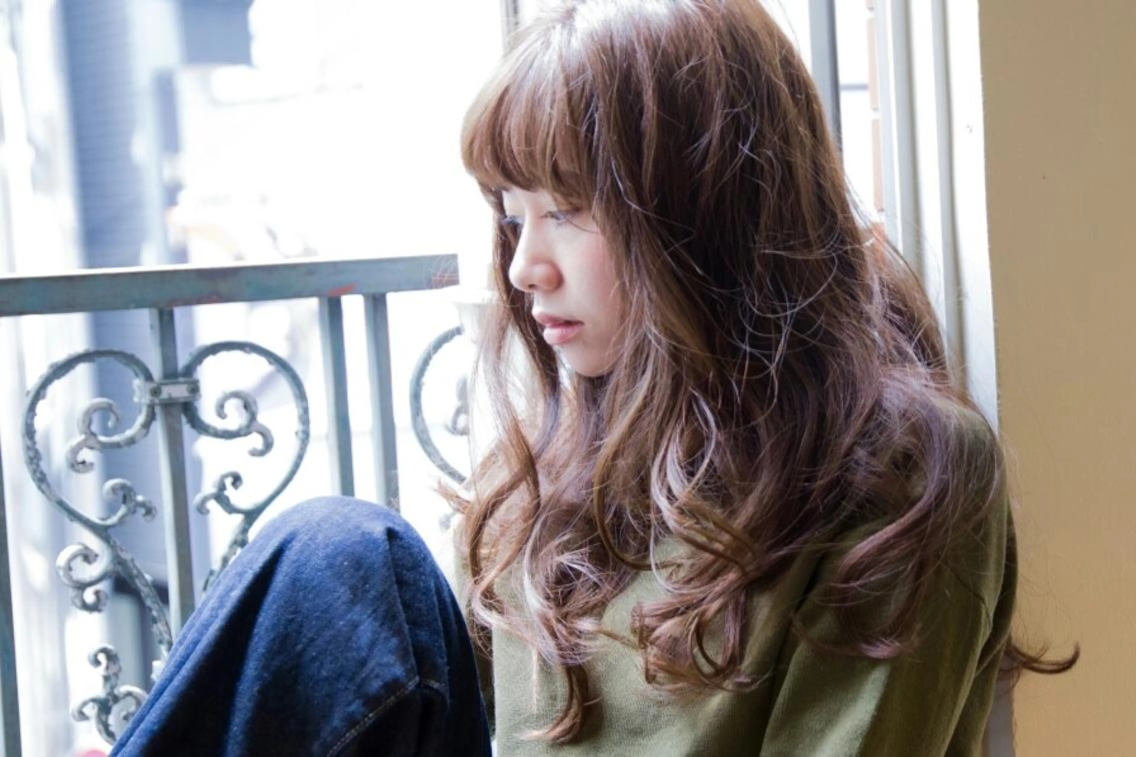 ロング パーマ 近藤 咲のヘアスタイル