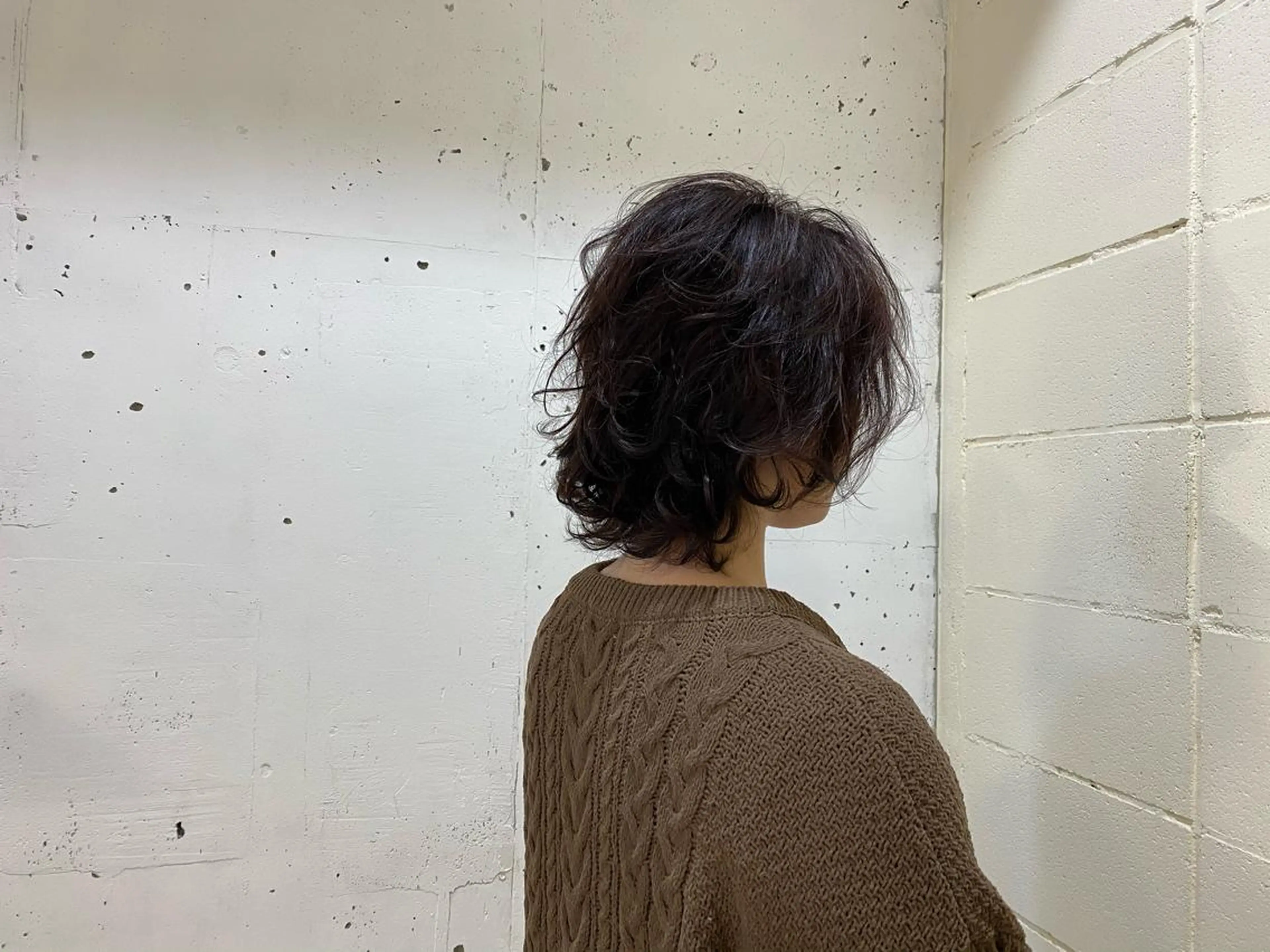 ミディアム パーマ オーナースタイリスト 佐藤のヘアスタイル