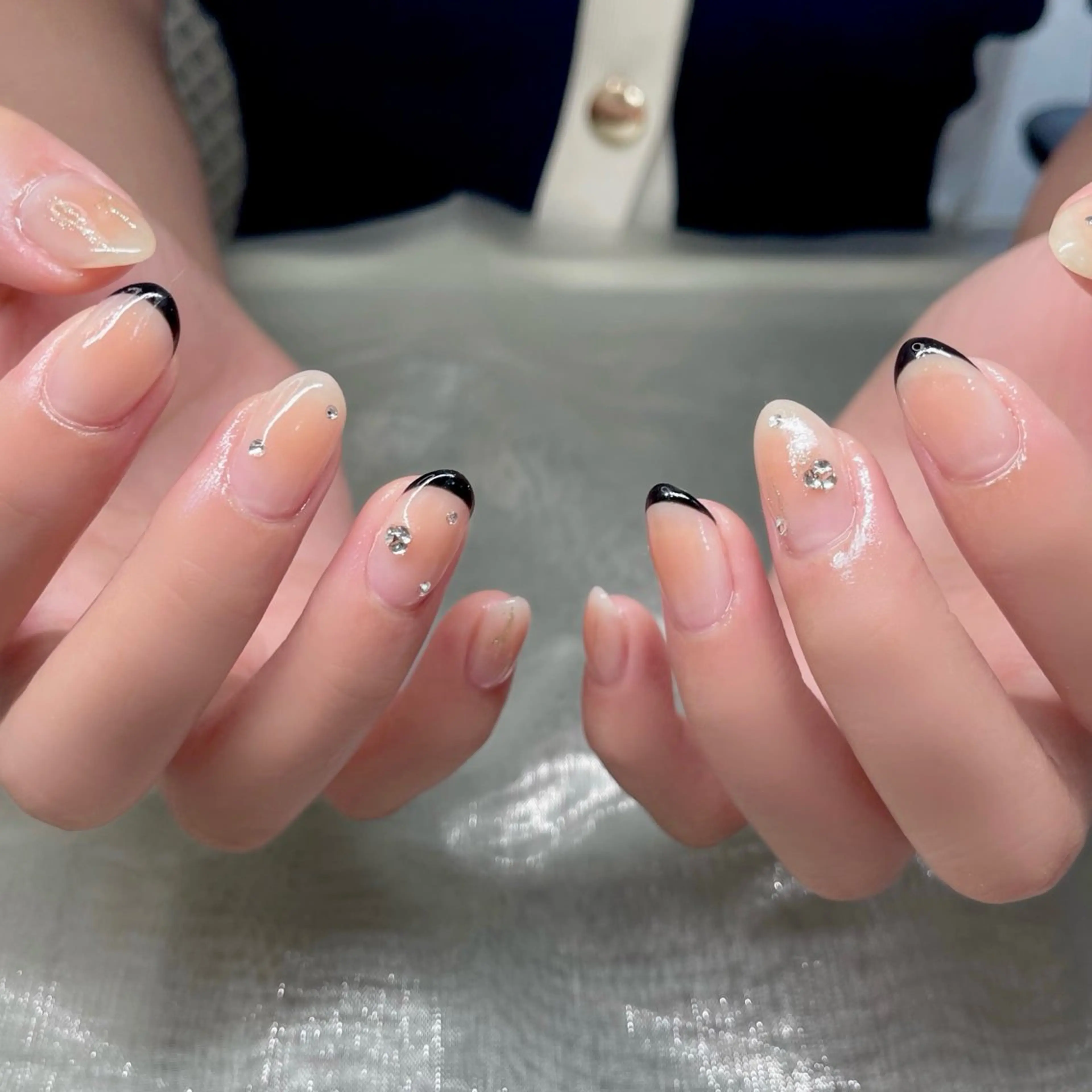 ネイル ストーンネイル ハンドネイル Nailist suzuのネイルデザイン