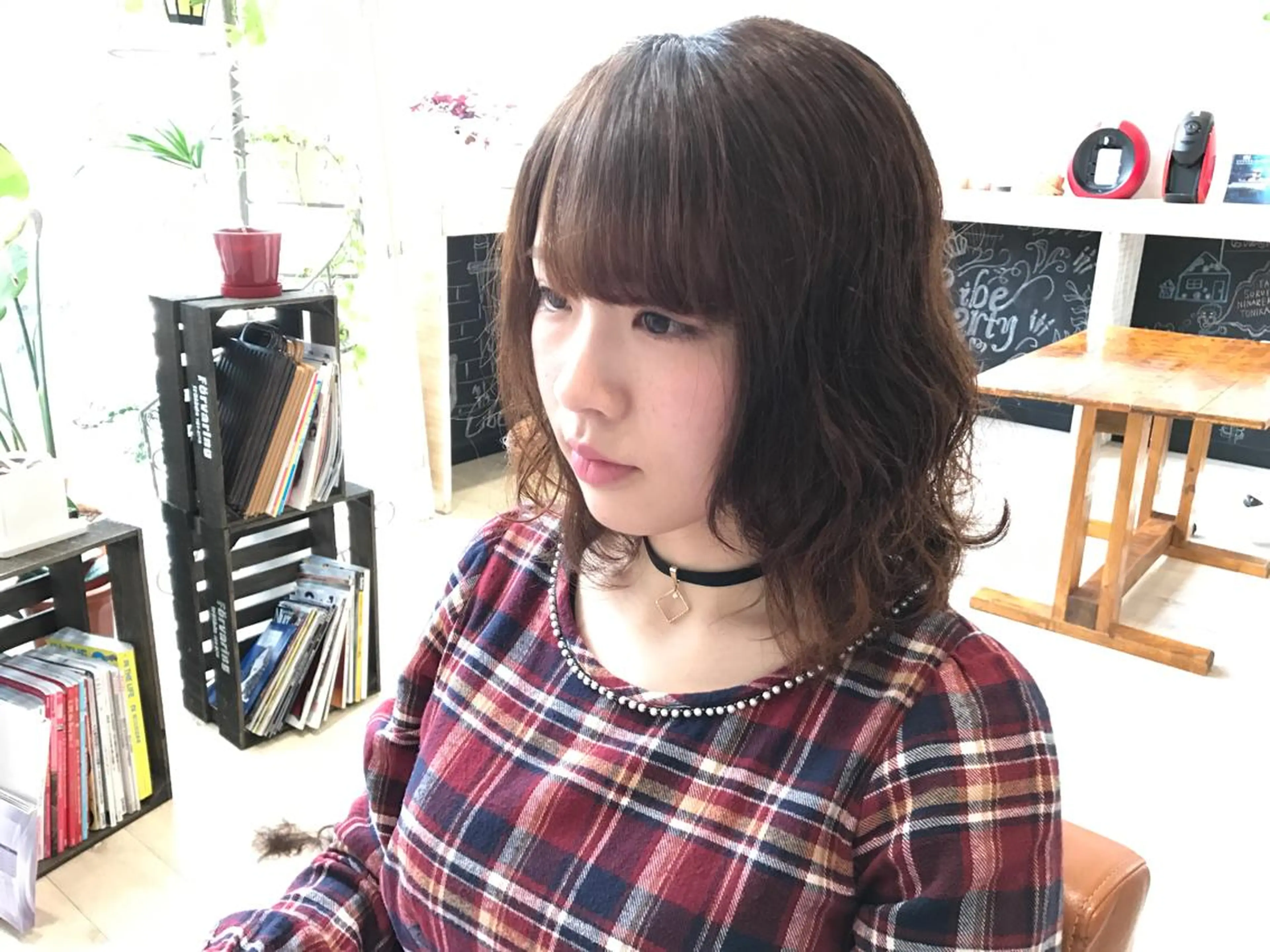 ミディアム パーマ ミディアムパーマ メンズ指名多数!! SiLO 田島のヘアスタイル