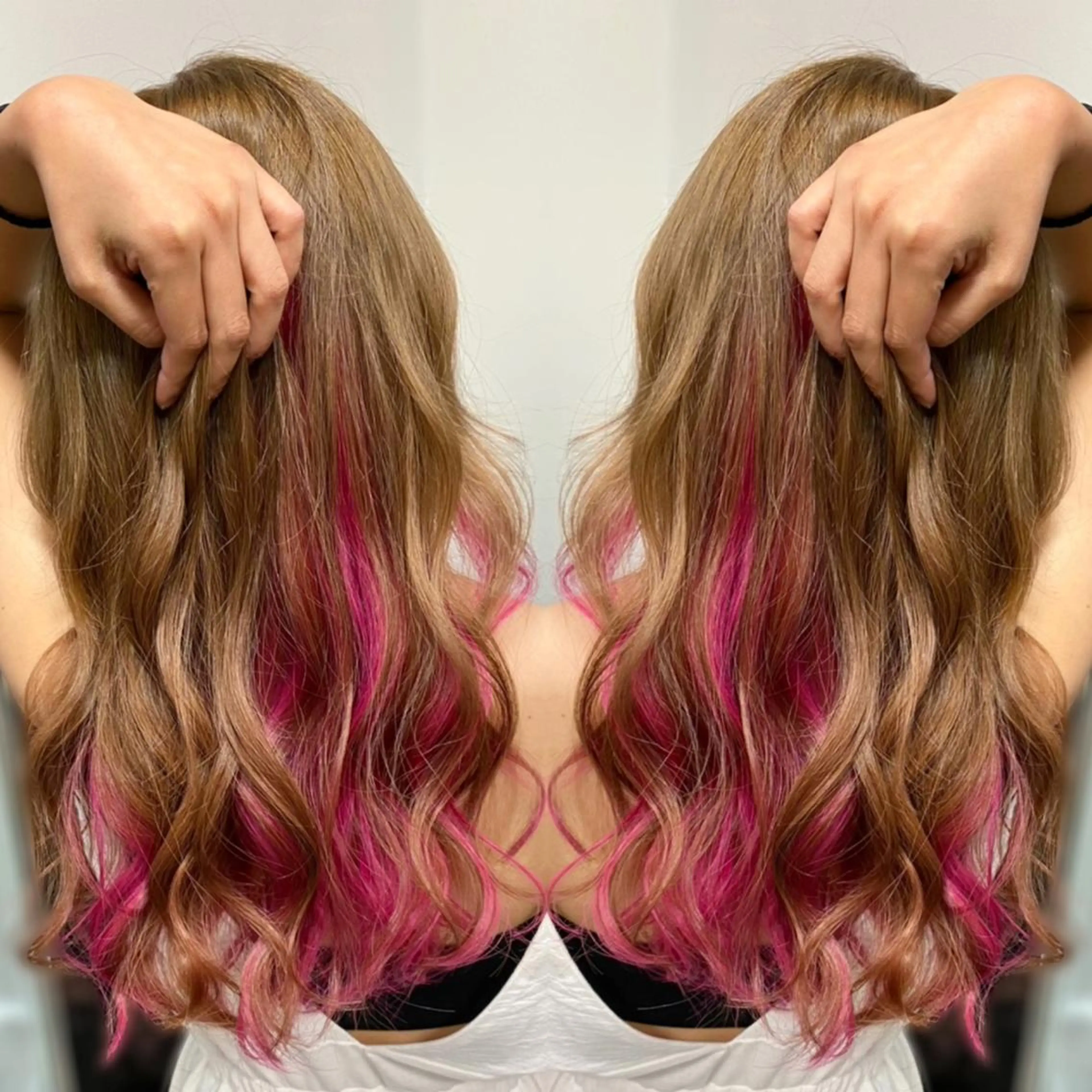 ロング 韓国カラー/エクステ carryのヘアスタイル