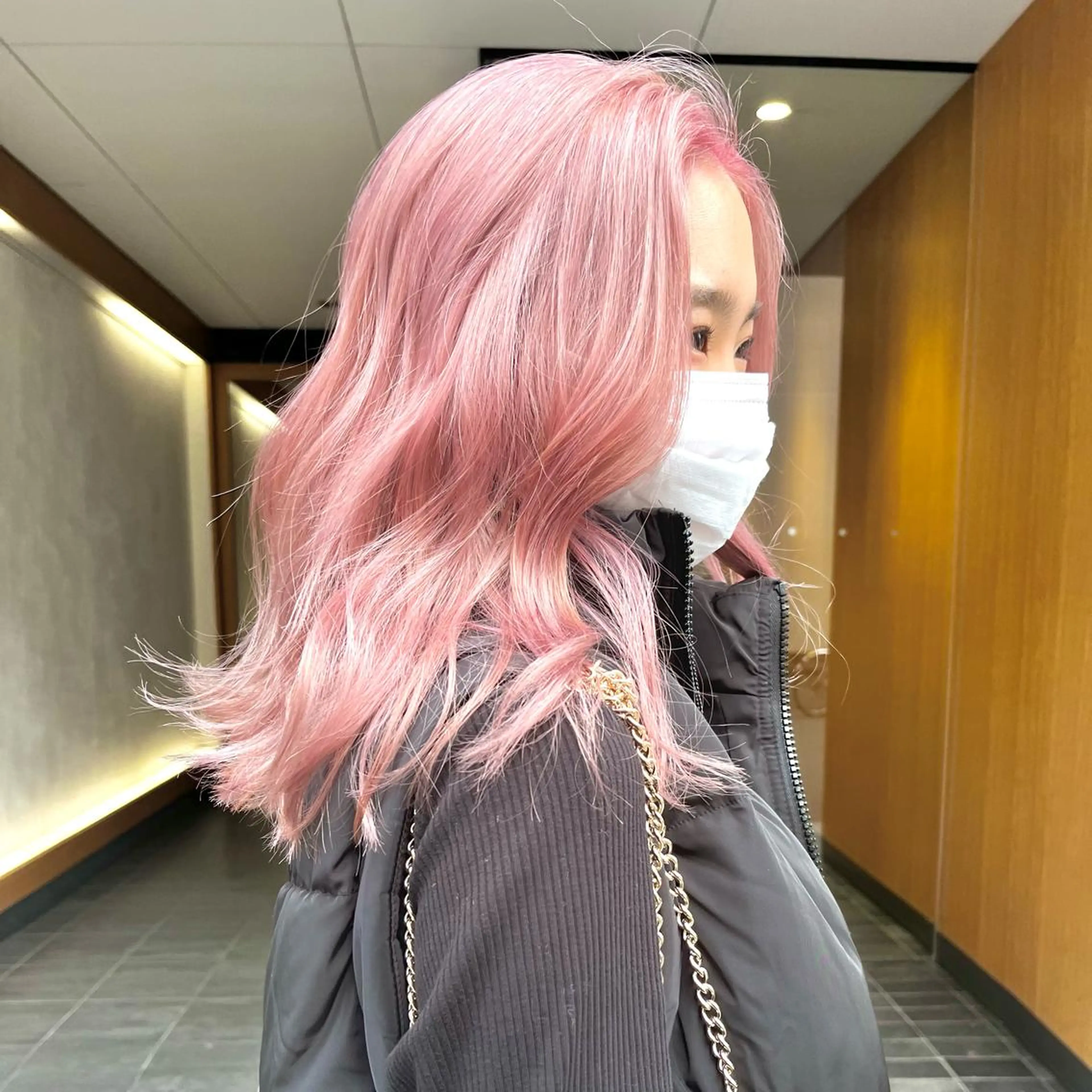 セミロング カラー 堺 鳳 ママ美容師 yukariのヘアスタイル