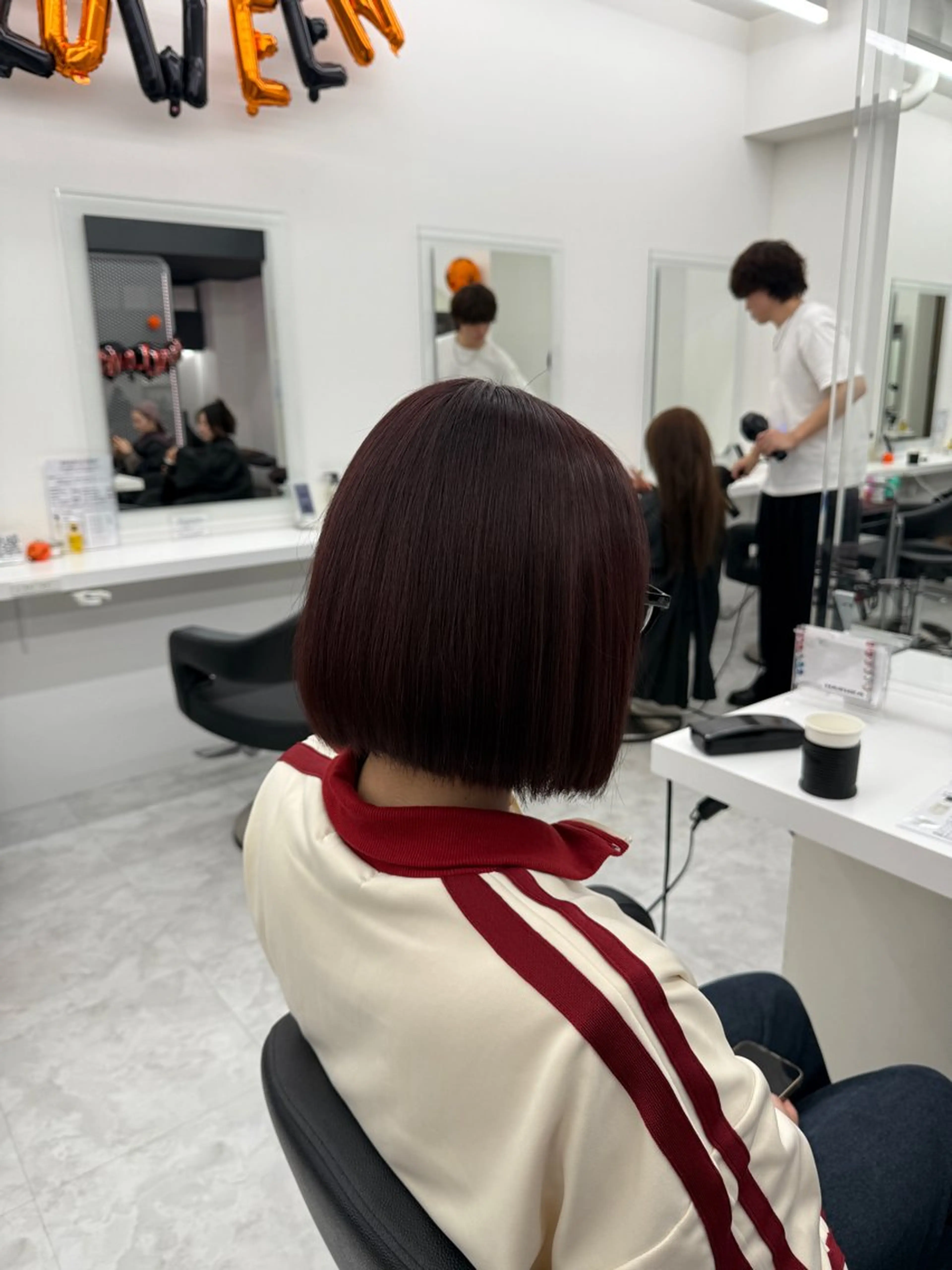 ショート カラー ヘアアレンジ ブラウンカラー 🎀Girly艶髪カ ラー🎀Harukaのヘアスタイル