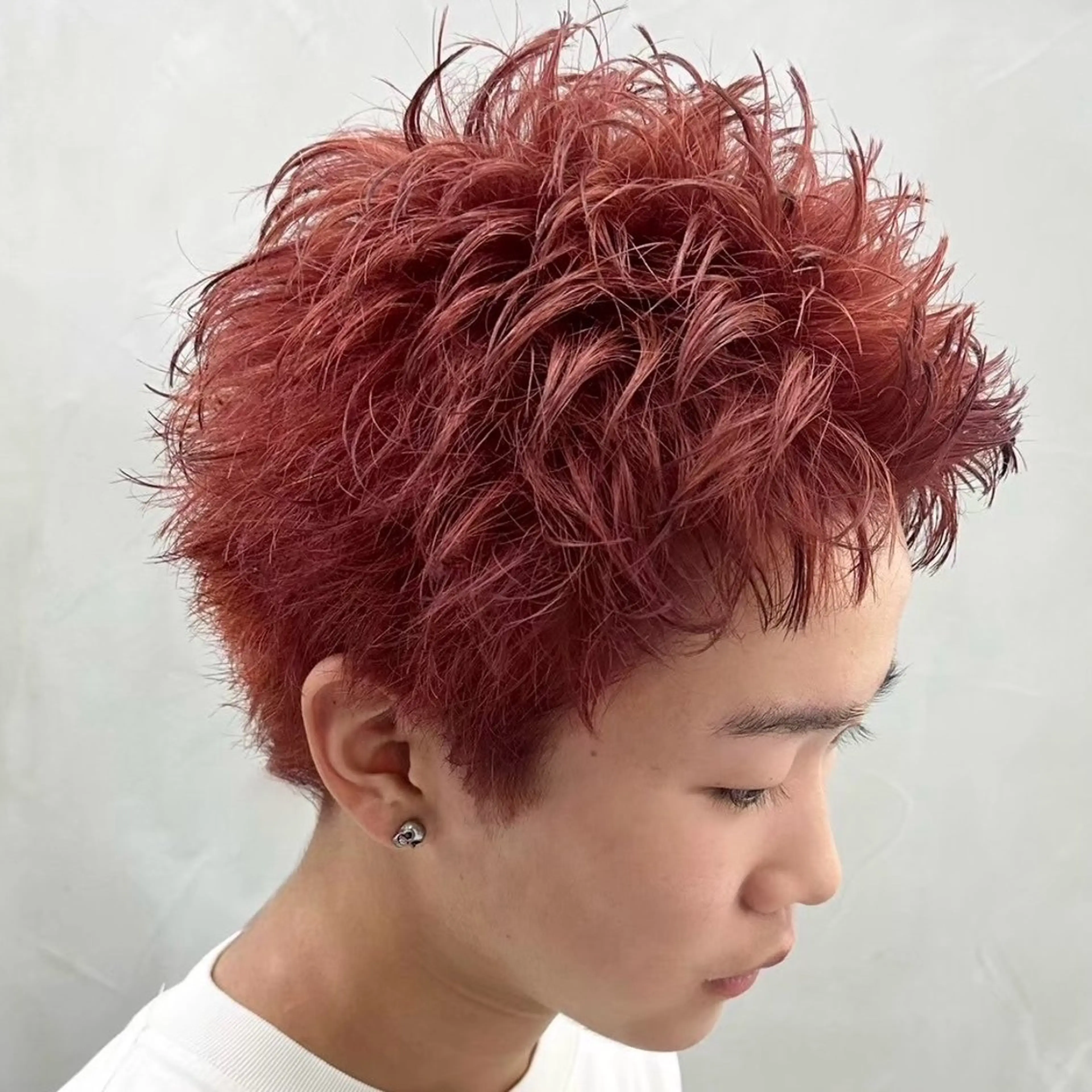 ショート カラー メンズ メンズブリーチ ブリーチ カット ヘアカラー 水谷 璃温のヘアスタイル