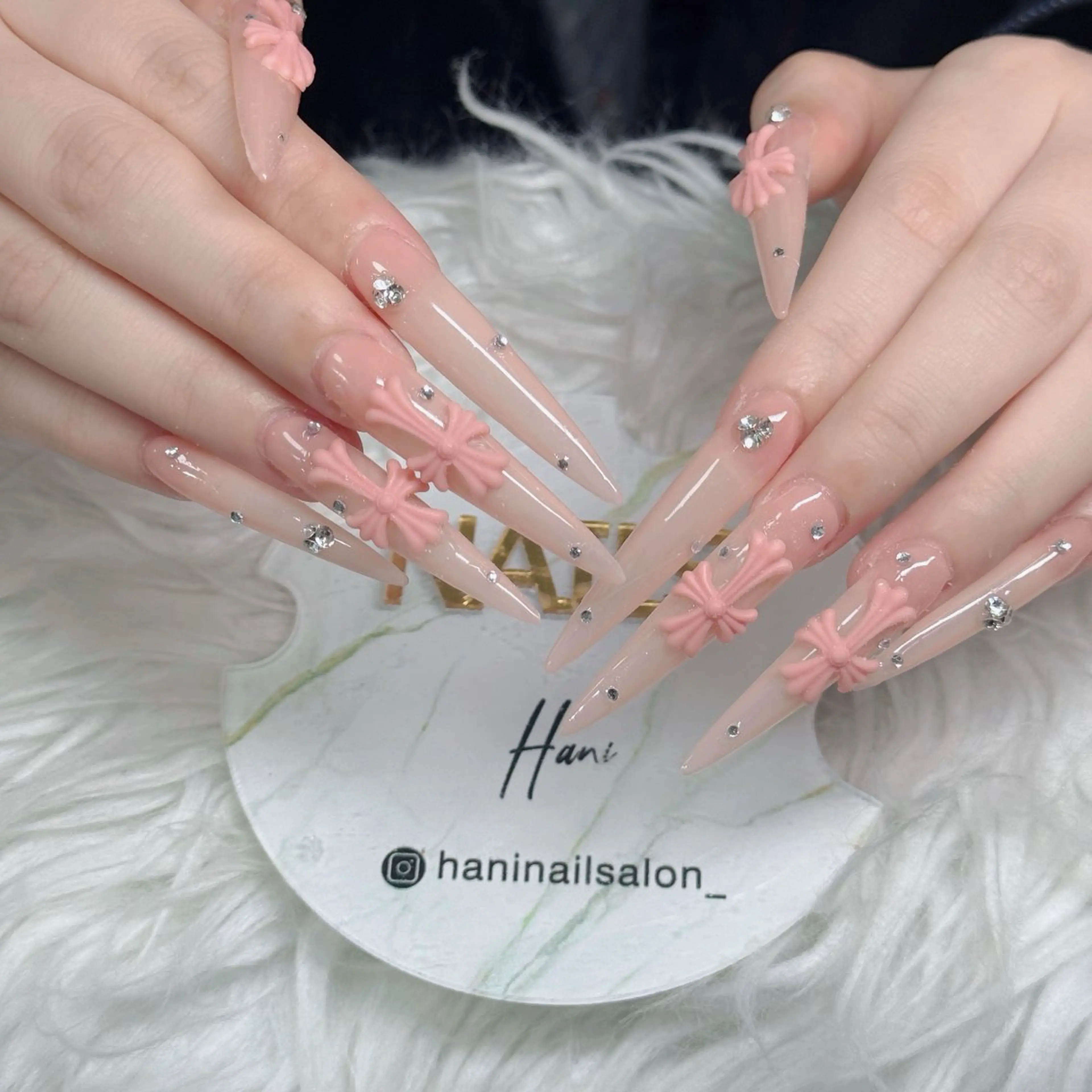 ネイル フットネイル フレンチネイル グラデーション 韓国ネイル ロングネイル ハンドネイル Hani Nail Salonのネイルデザイン