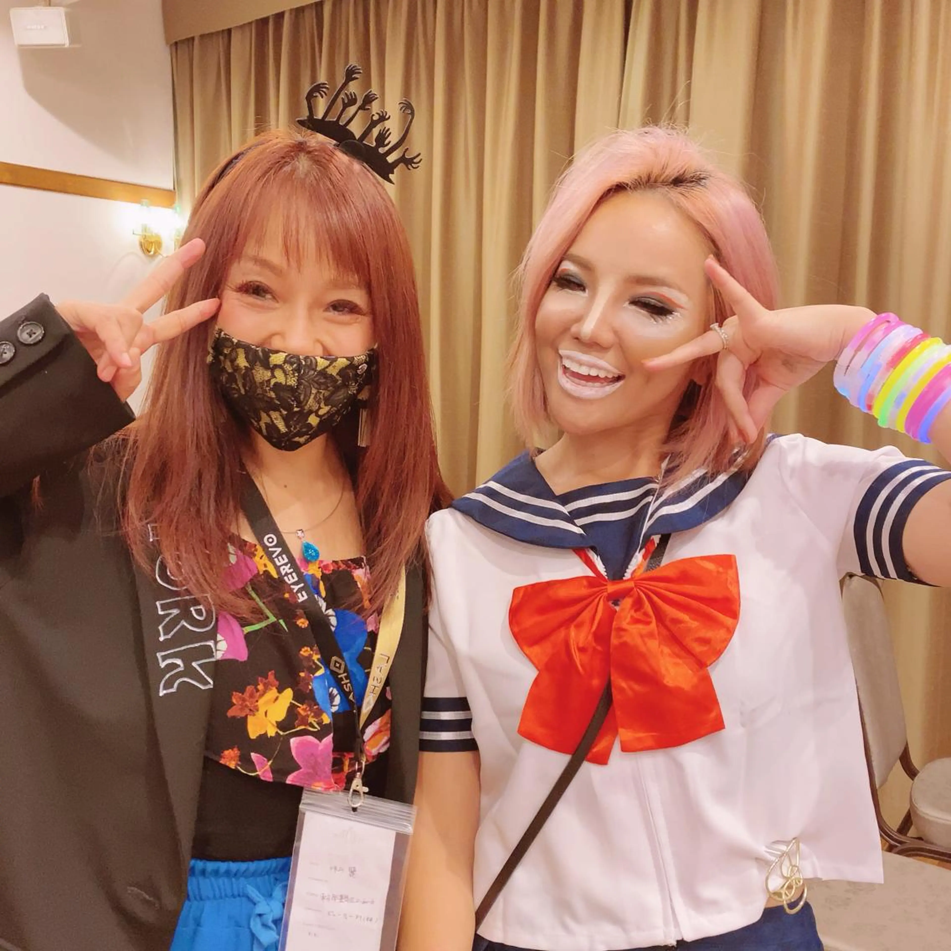 カラー パーマ マツエク・マツパ アイブロウ ハロウィン 神山 ビューティー・アイのマツエク・マツパデザイン