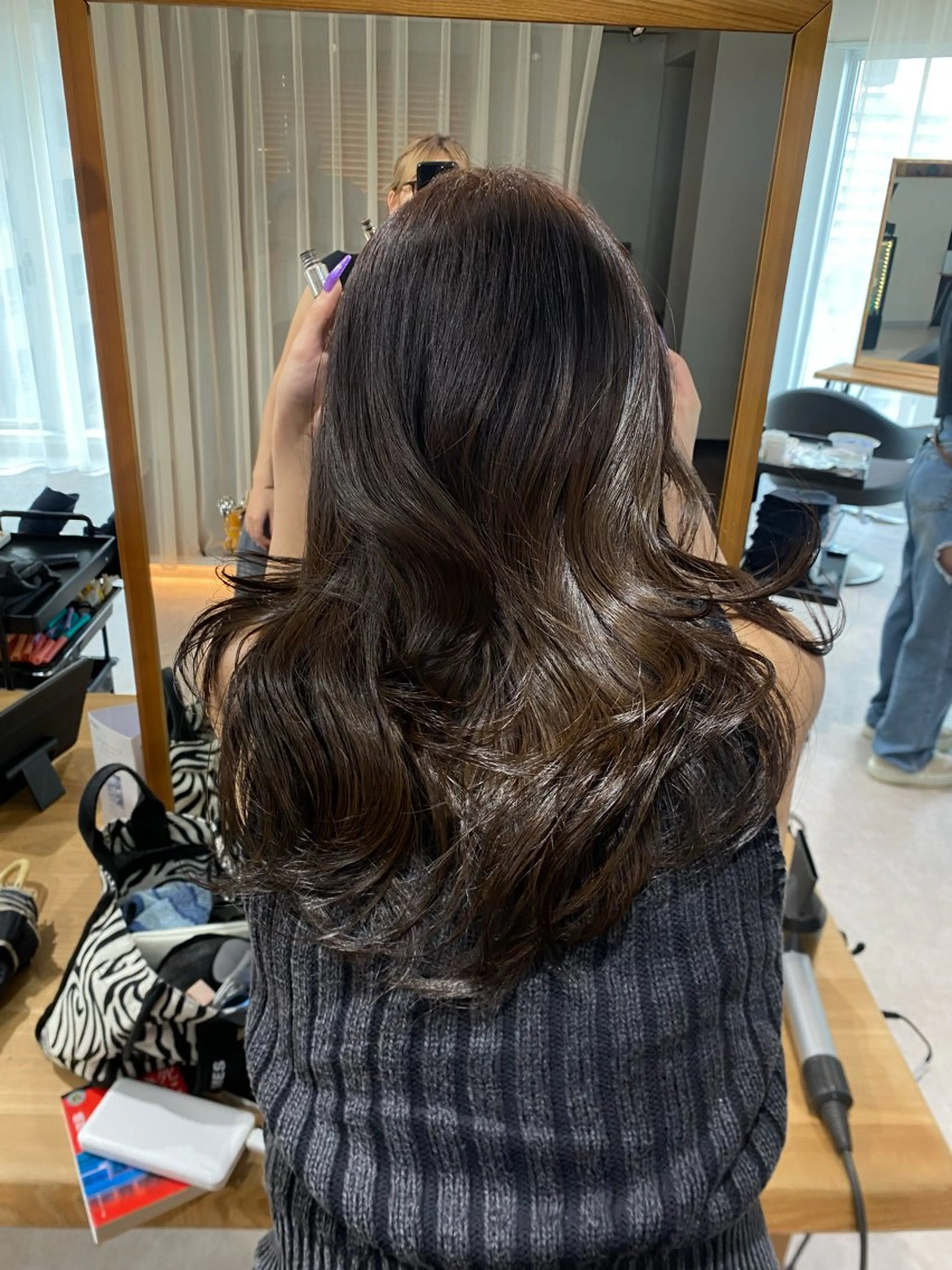 セミロング カット ヘアカラー iroha/ n.w.h🎀のヘアスタイル