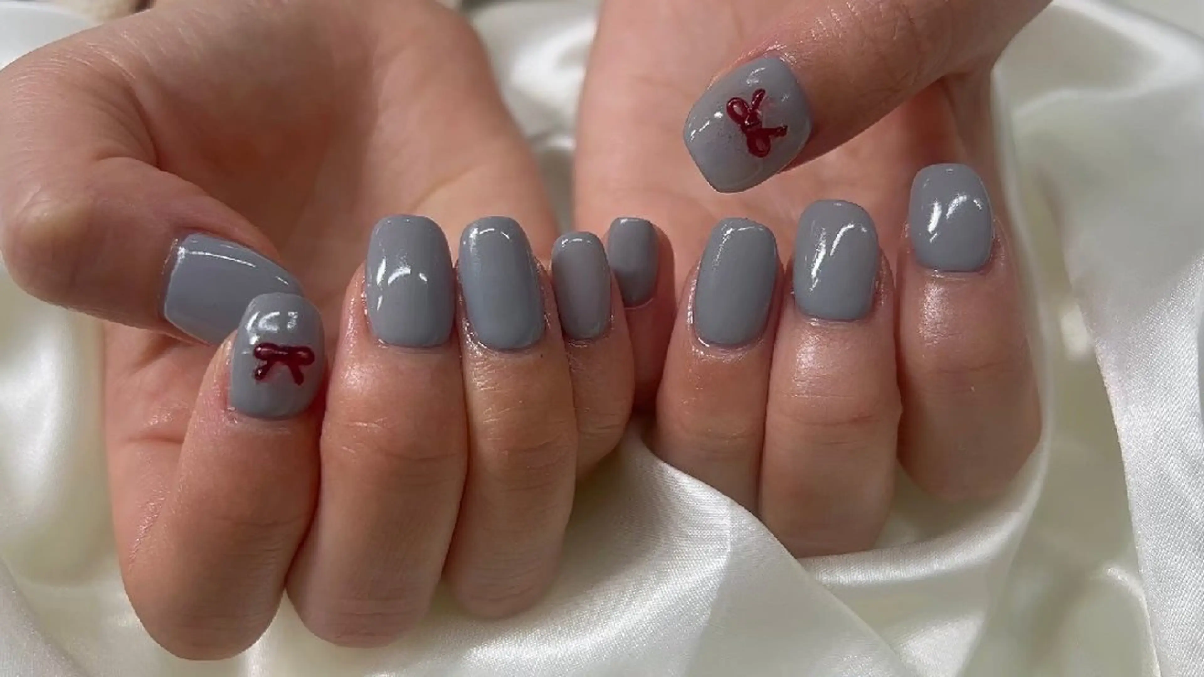 ネイル ワンカラーネイル 春ネイル ハンドネイル Moana Shioriのネイルデザイン