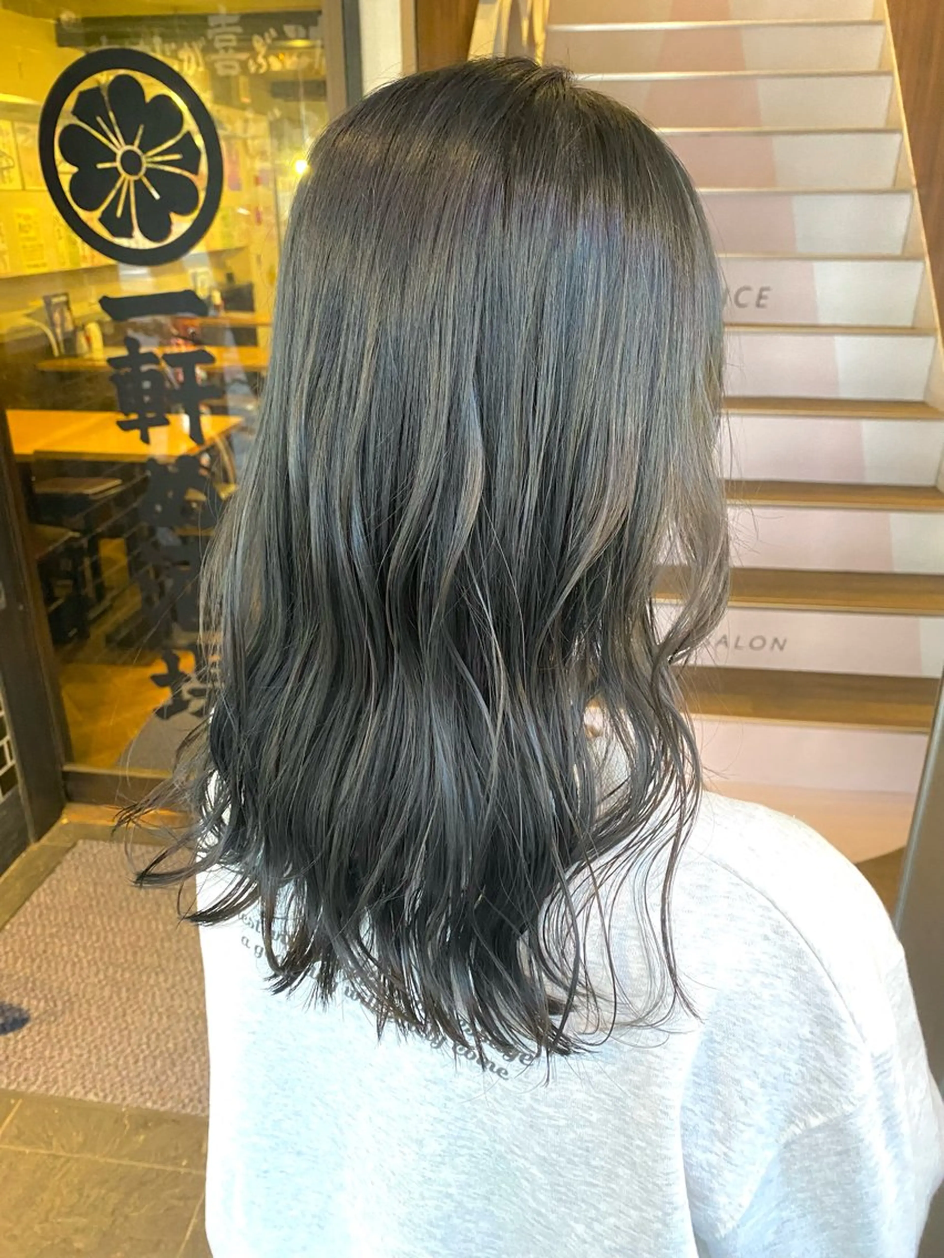 ミディアム カラー ヘアアレンジ 村上 ゆういのヘアスタイル