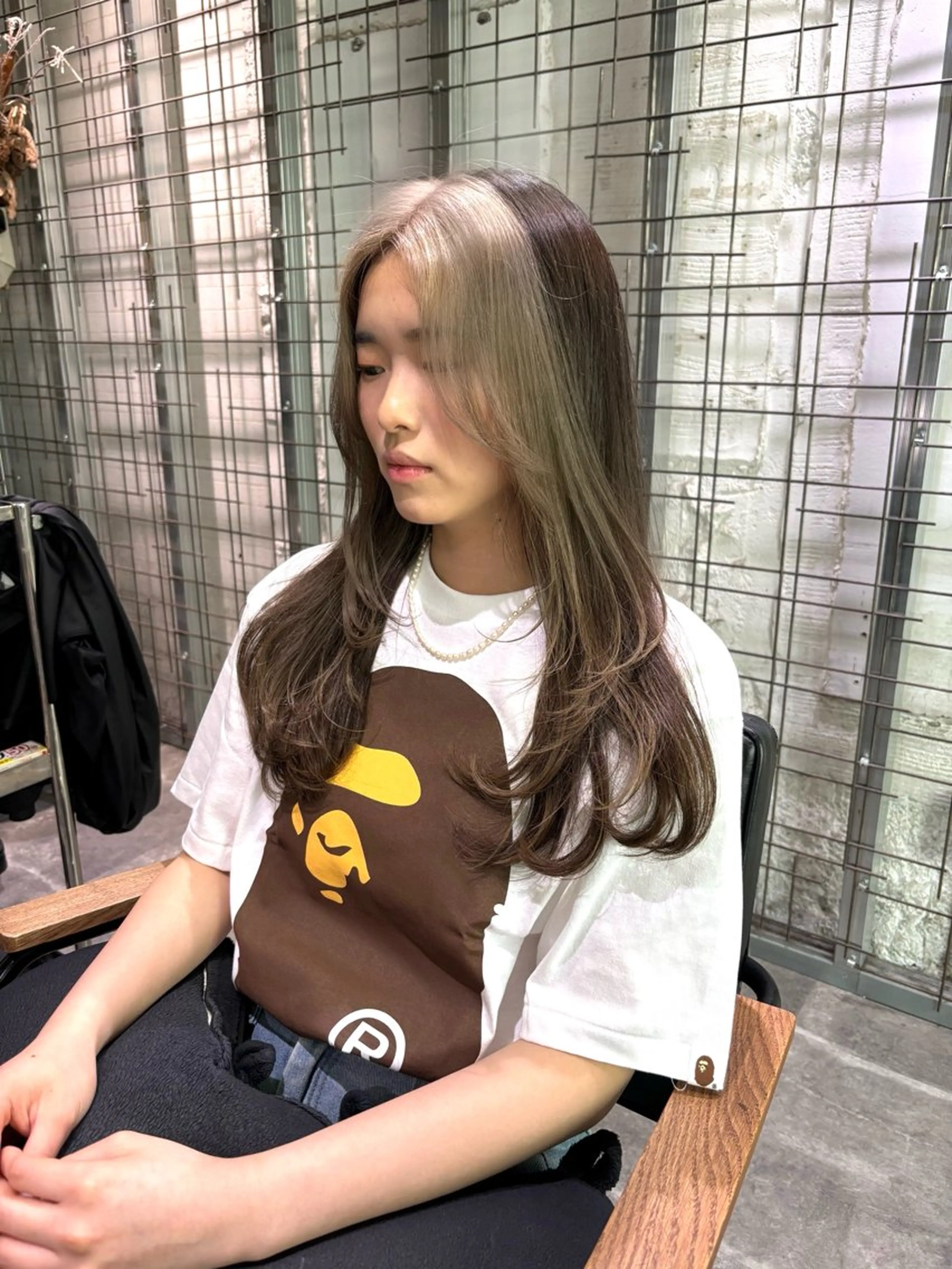 カラー ヘアカラー AYANE 韓国ヘア /レイヤーカットのヘアスタイル