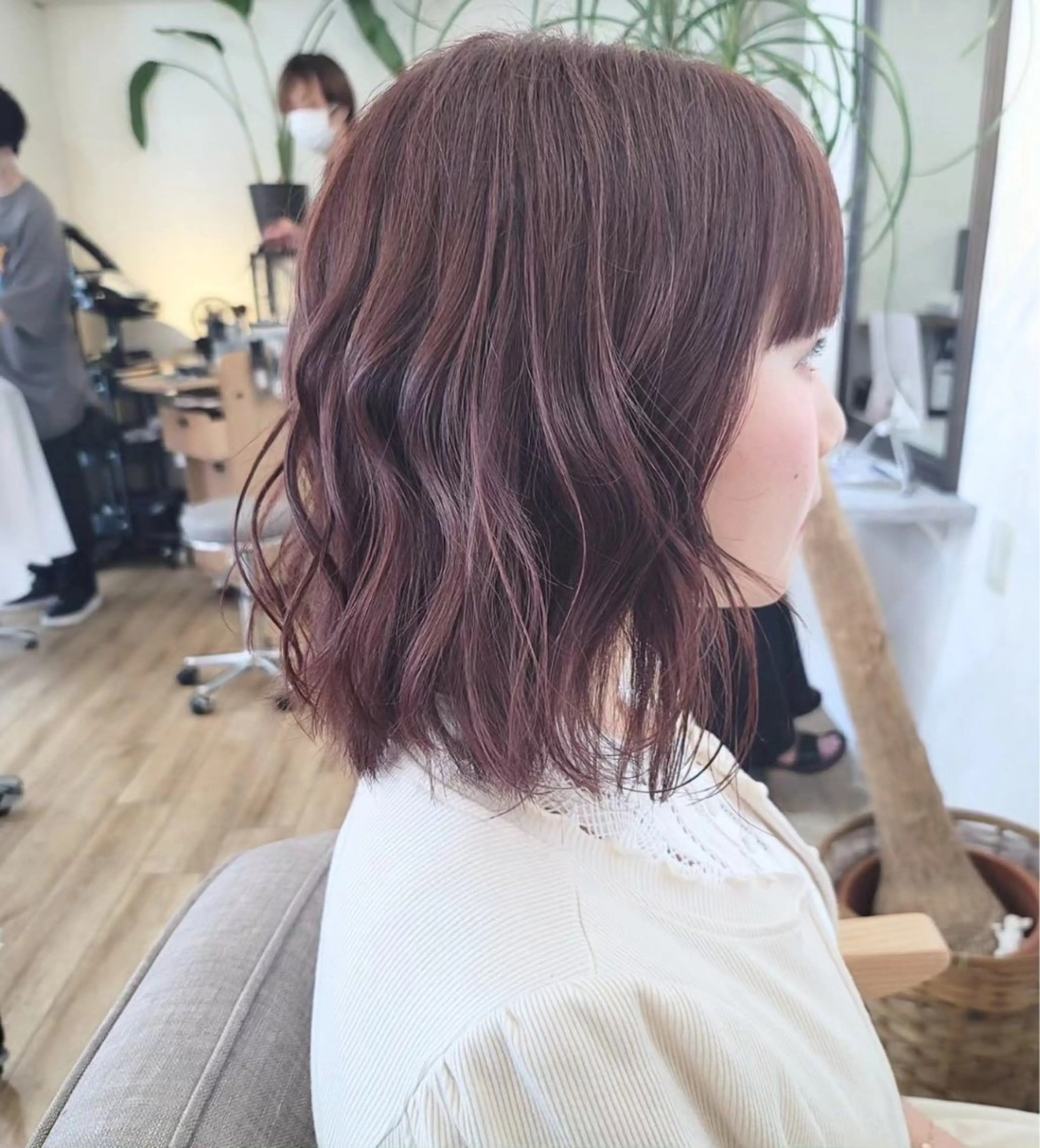 カラー ピンクカラー 岡部 愛花のマツエク・マツパデザイン