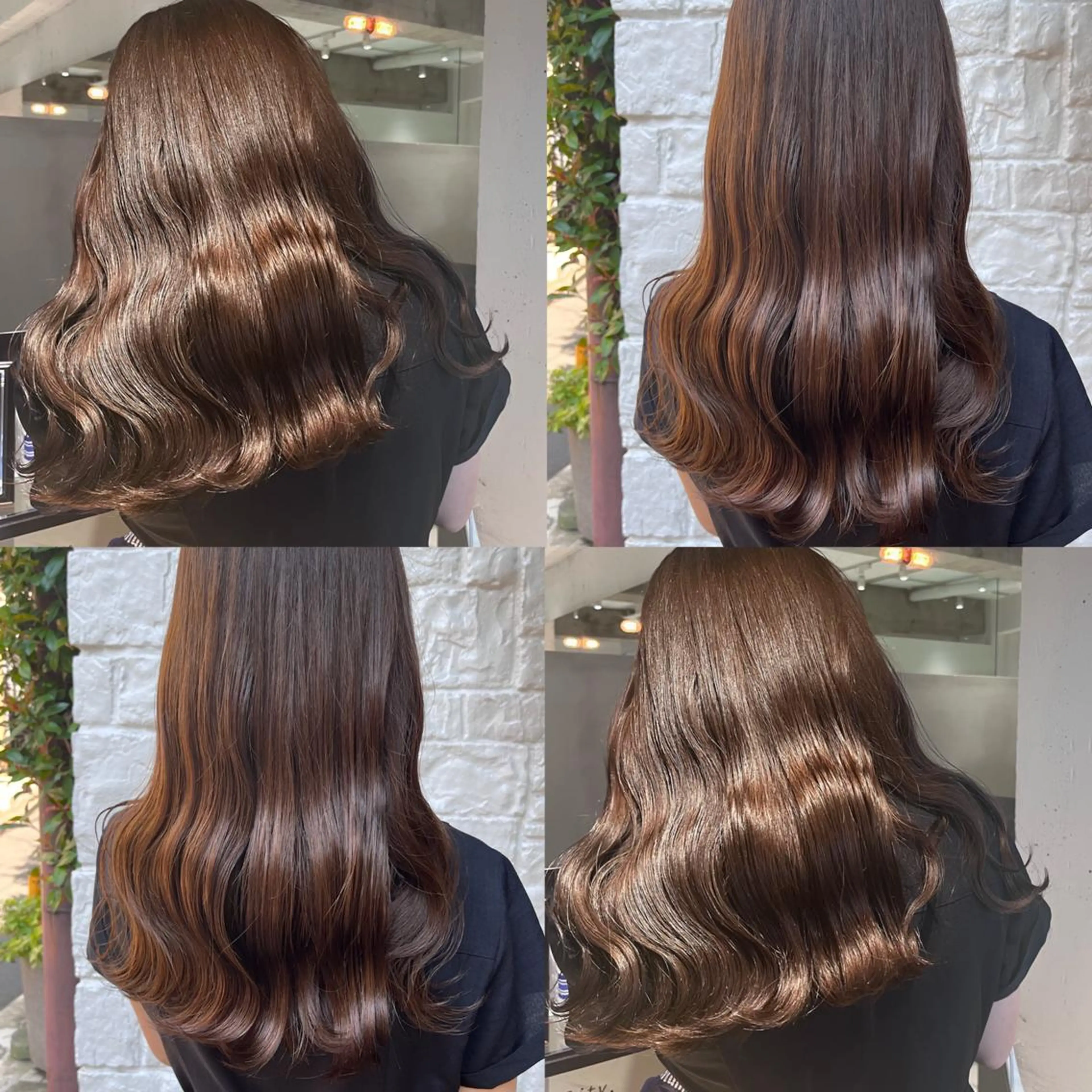 ロング カラー ベージュカラー ブリーチ ブラウンカラー ブラウンベージュ ショコラブラウン ヘアカラー トリートメント ヘッドスパ ヘアセット カジュアルを女っぽく 𝗮𝘆𝗮𝗰𝗼のヘアスタイル