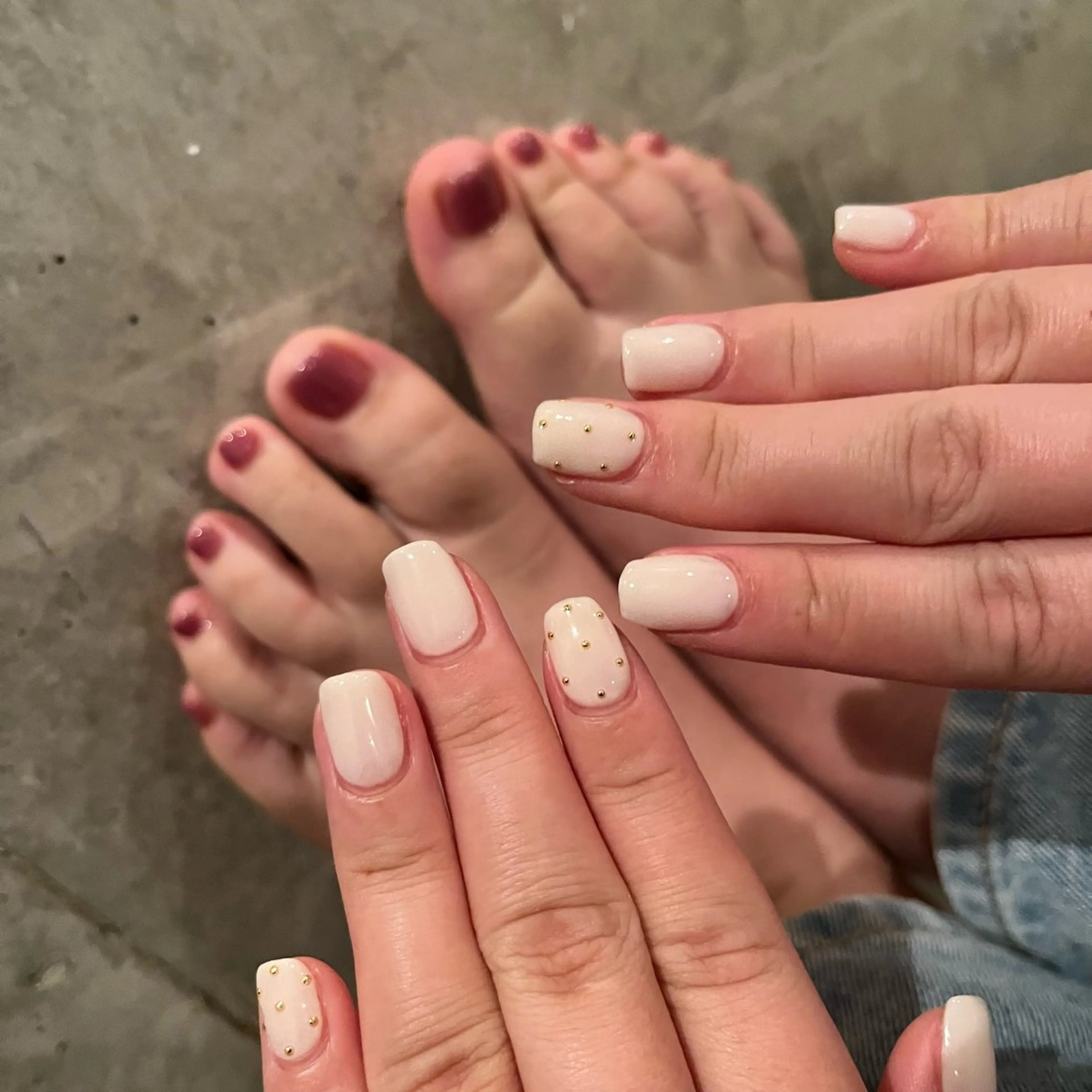 ネイル ワンカラーネイル ハンドネイル フットネイル DariL Ayaのネイルデザイン