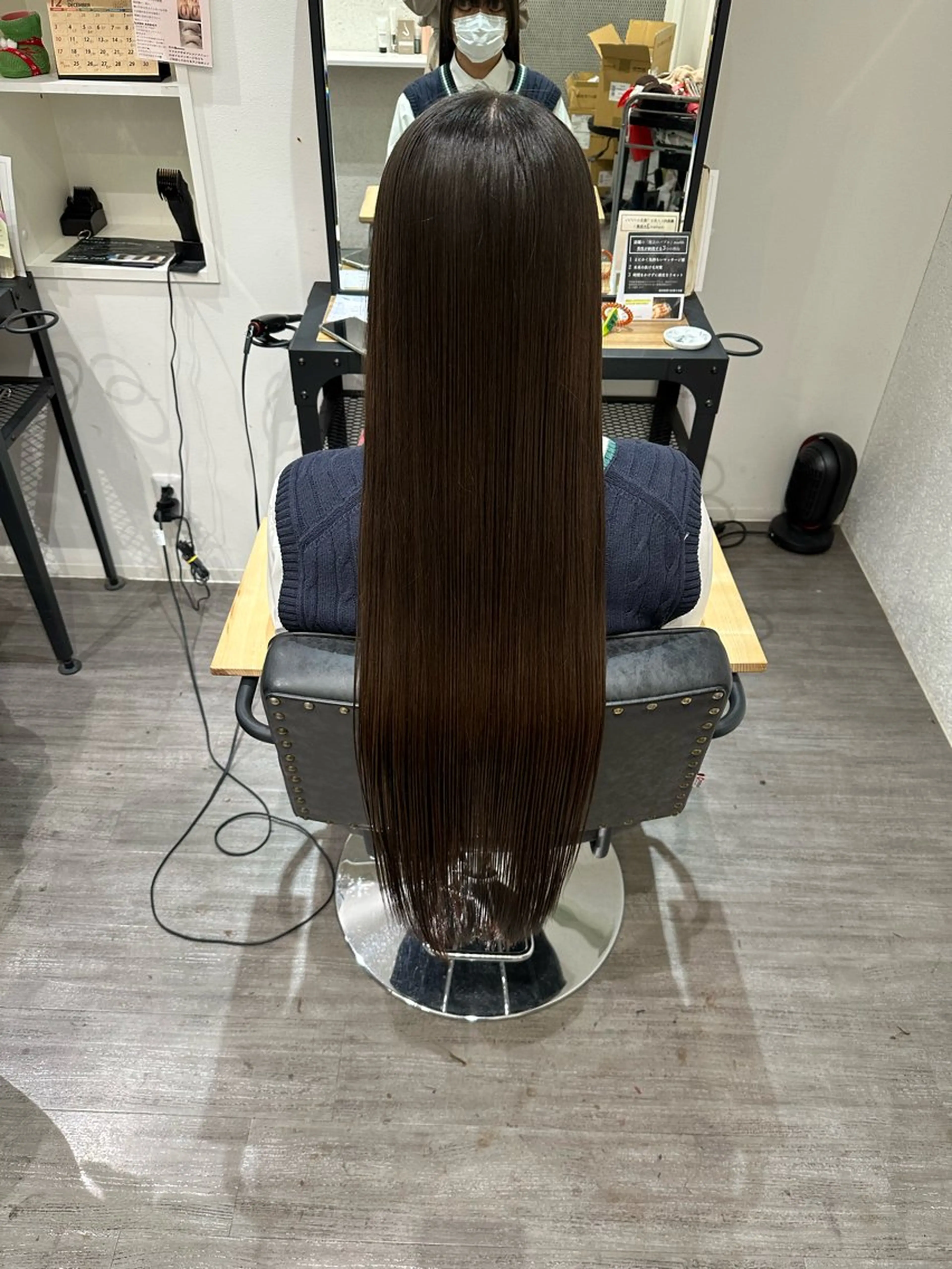 ロング 髪質改善 トリートメント 艶髪レイヤー上田 紗也🇰🇷💗のヘアスタイル