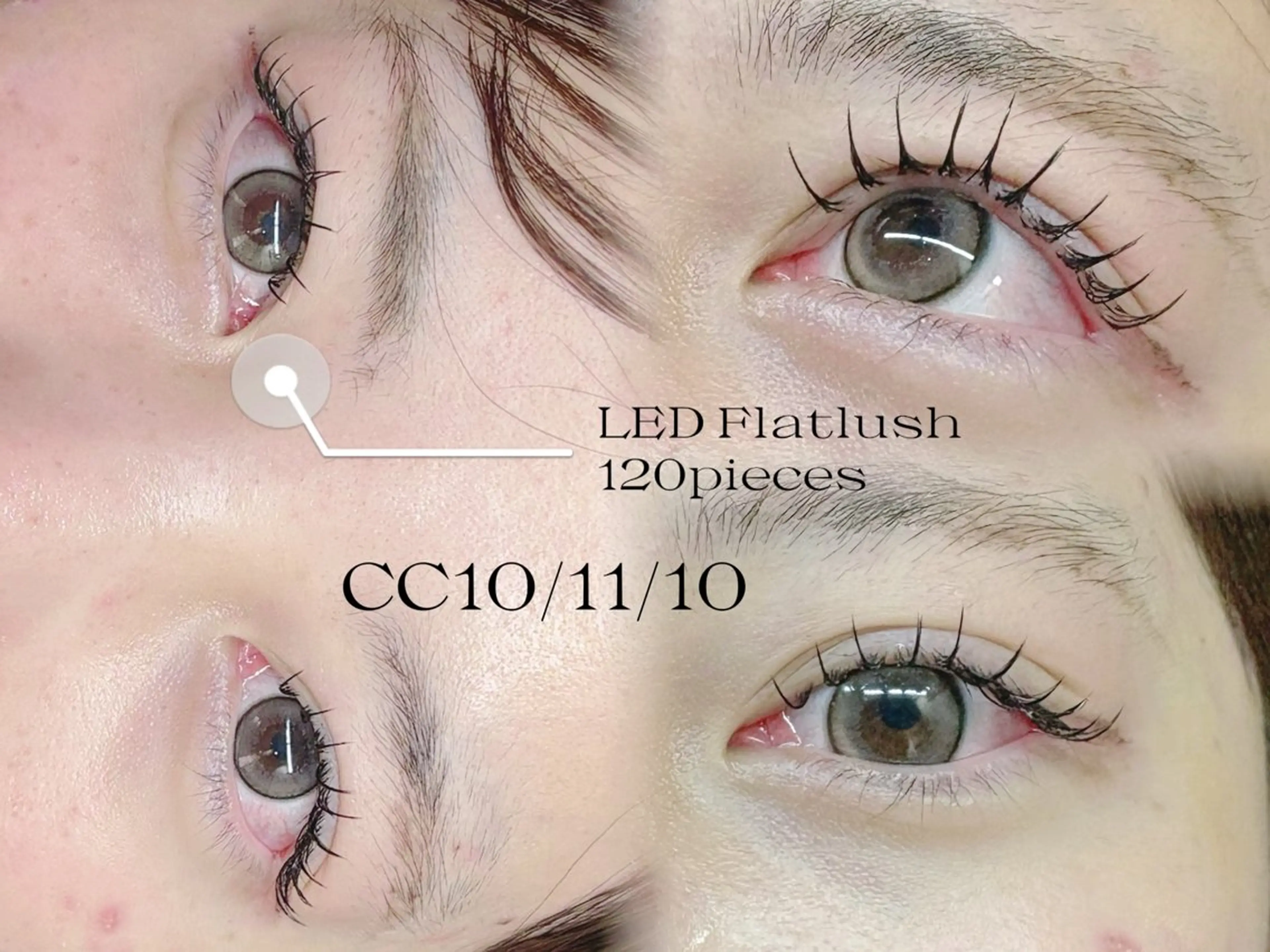 マツエク・マツパ フラットラッシュ 束感👀エクステ 🍒Izumi👀のマツエク・マツパデザイン