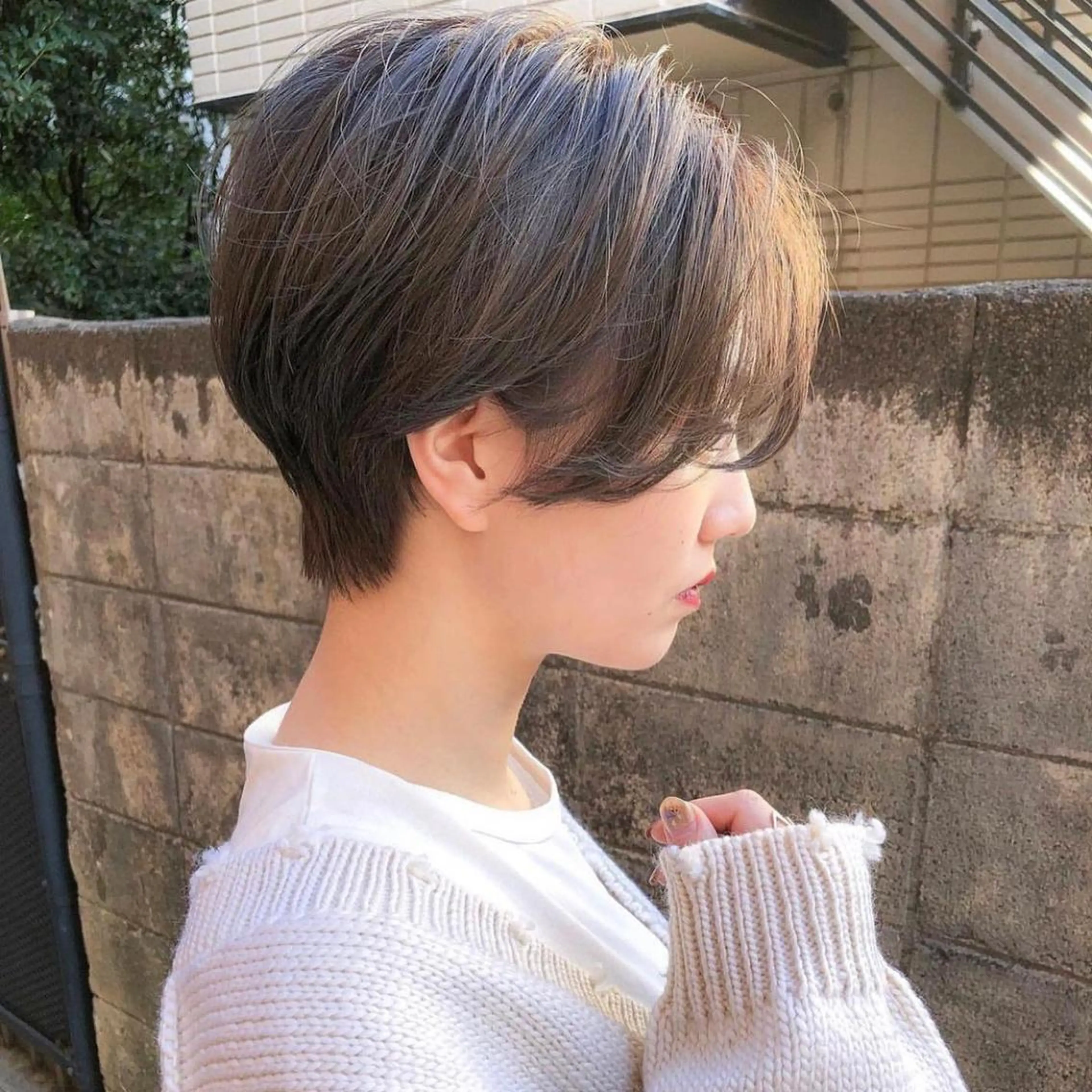 ショート ハンサムショート ショートヘア カット トリートメント 当日予約◎/縮毛矯正 /艶カラー/雨森大晃のヘアスタイル