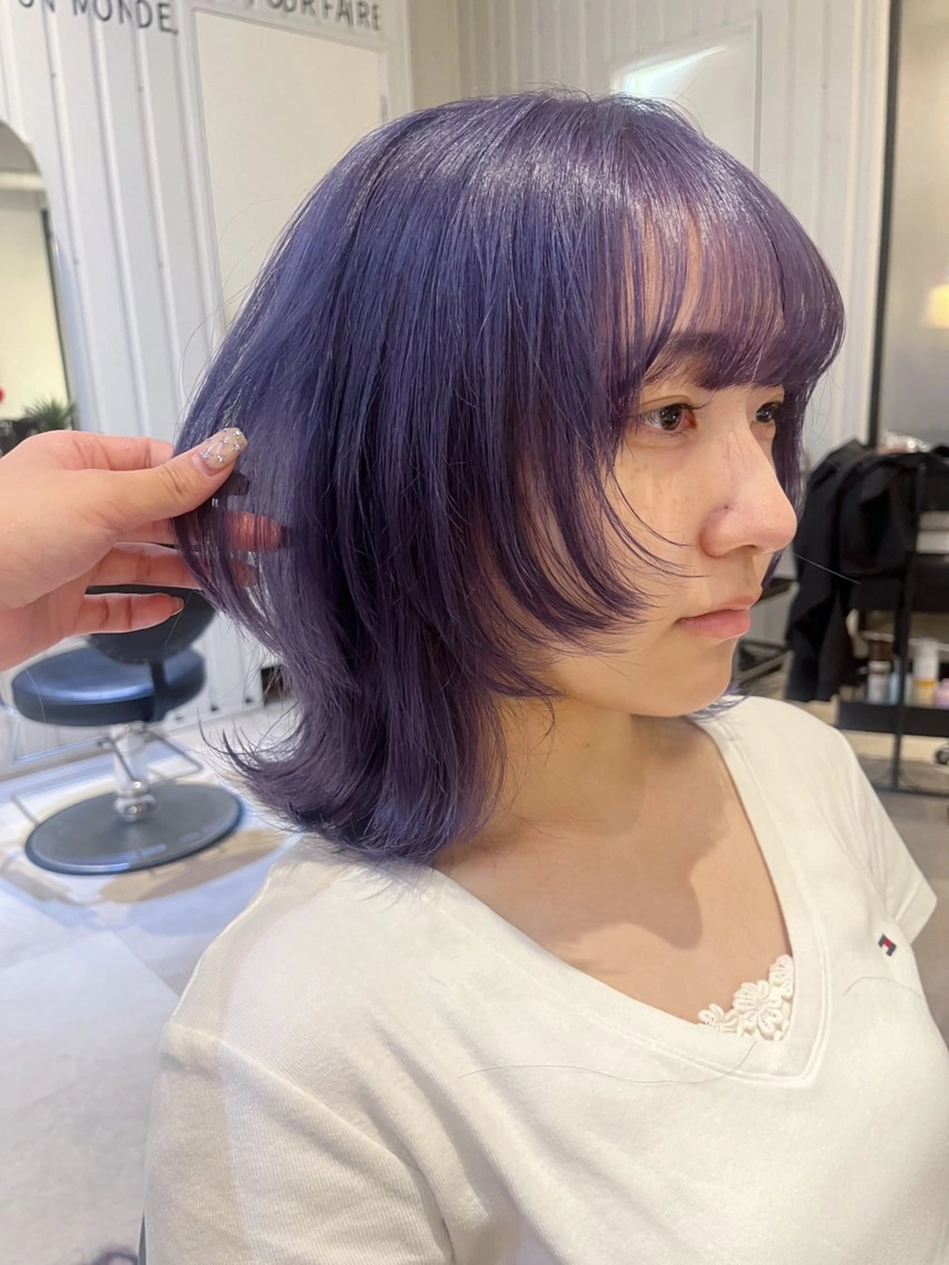 カラー カット ヘアカラー La fith hair chrome 大宮店所属・髪質改善ケア🤍小川 友香のヘアスタイル