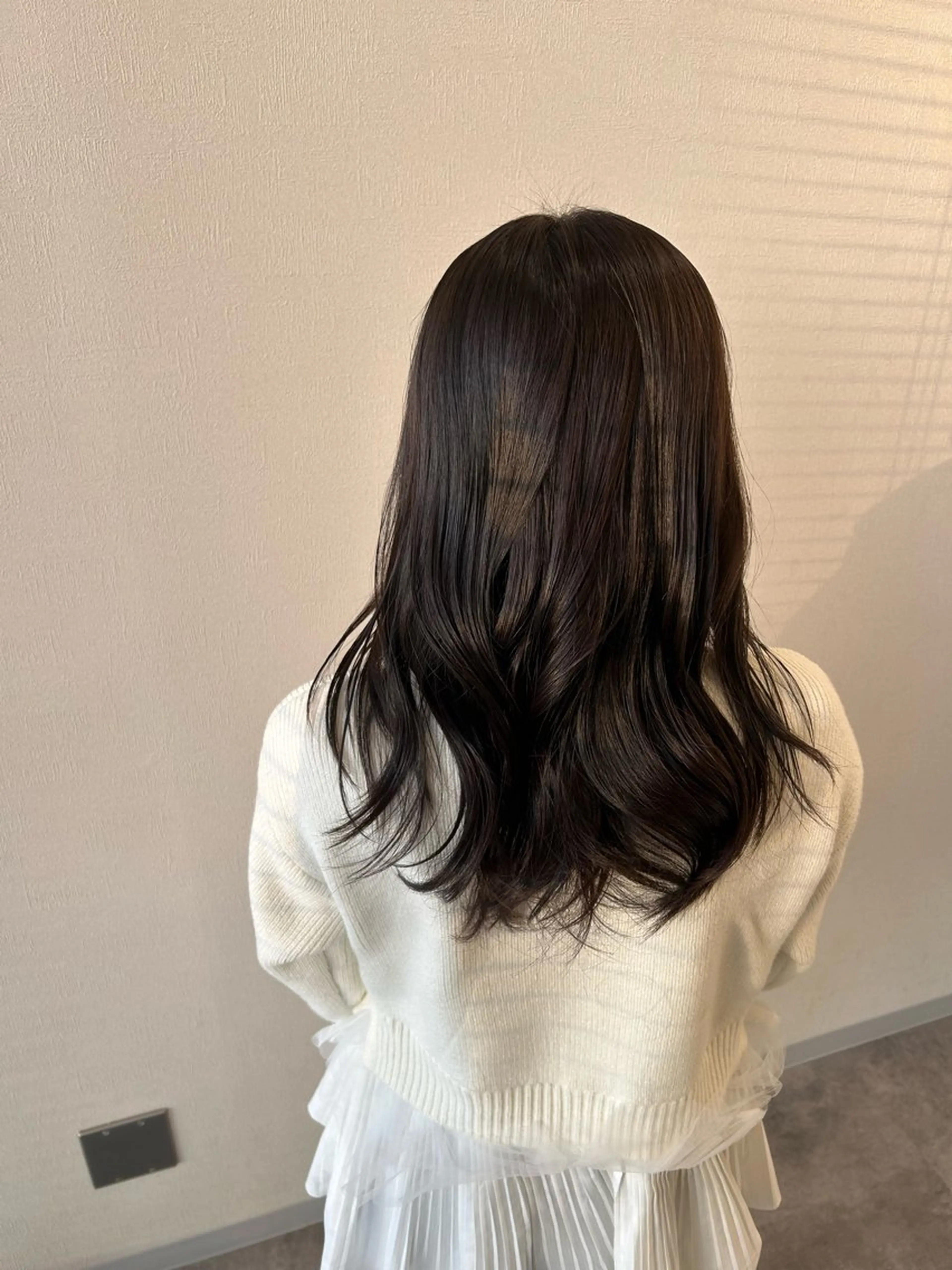 セミロング ヘアカラー トリートメント SUGAR/ソウ みたけのヘアスタイル