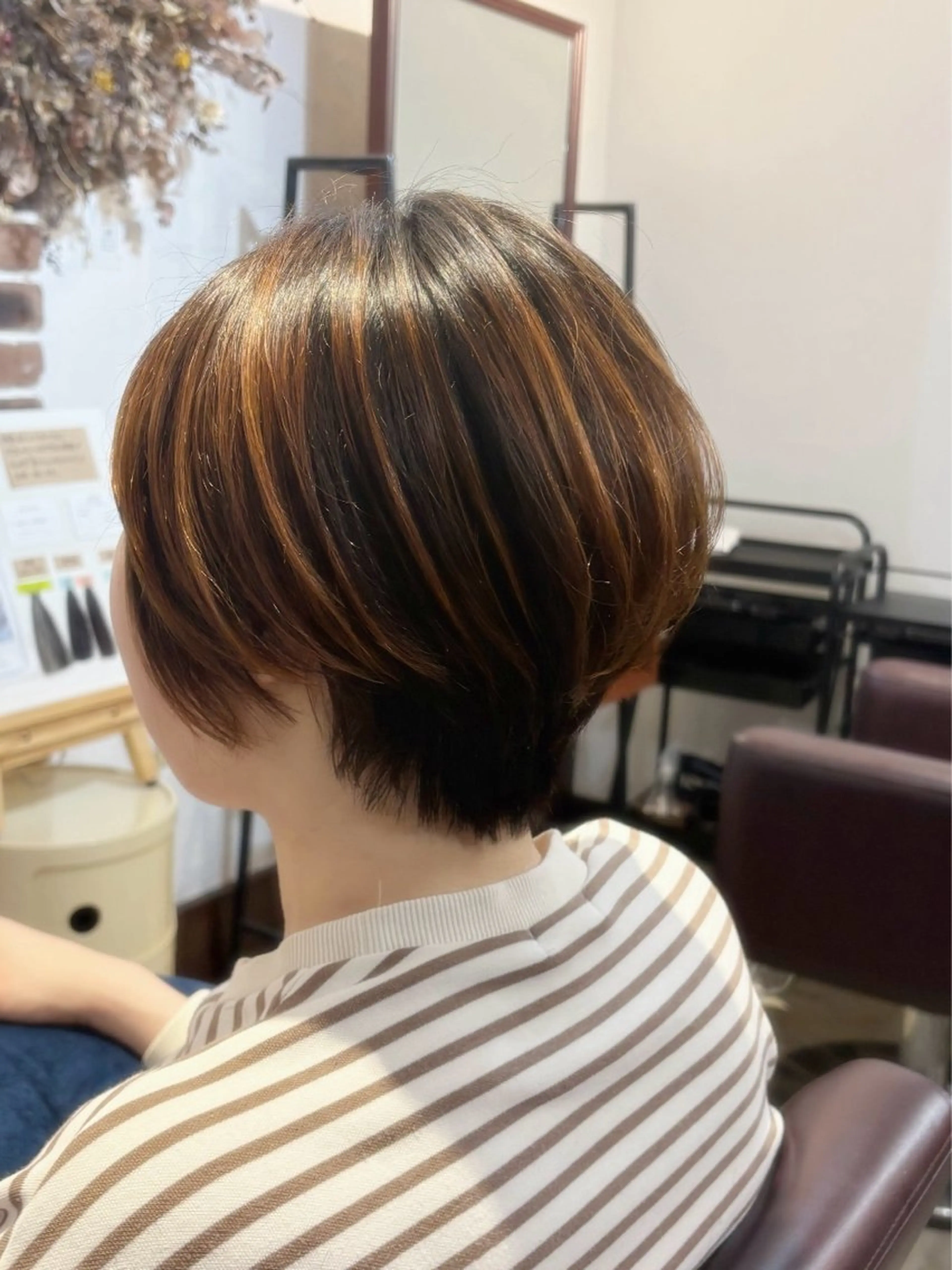 ショート ラカットゾーン 田中李奈のヘアスタイル