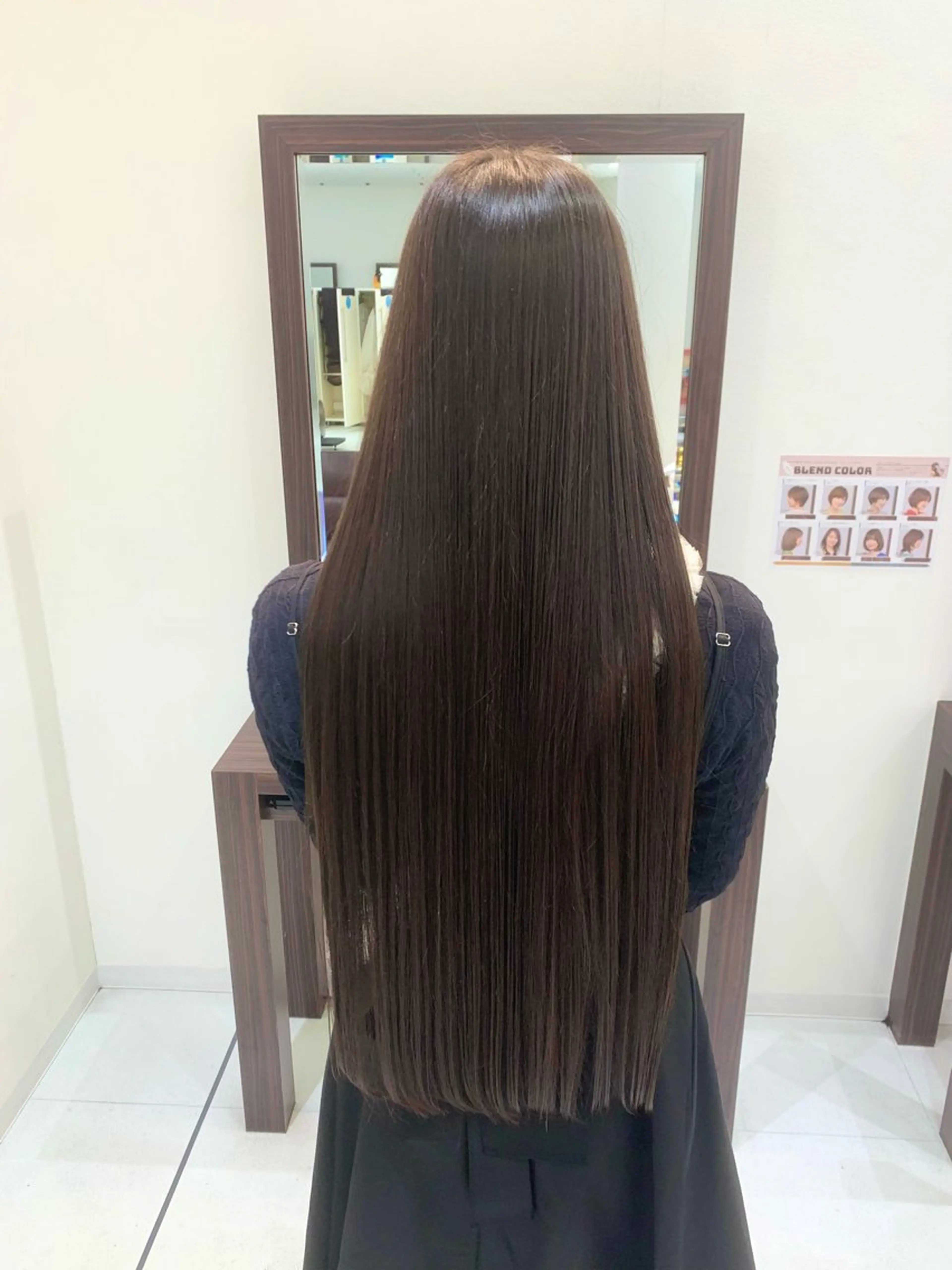 ロング カット はまだ まりなのヘアスタイル