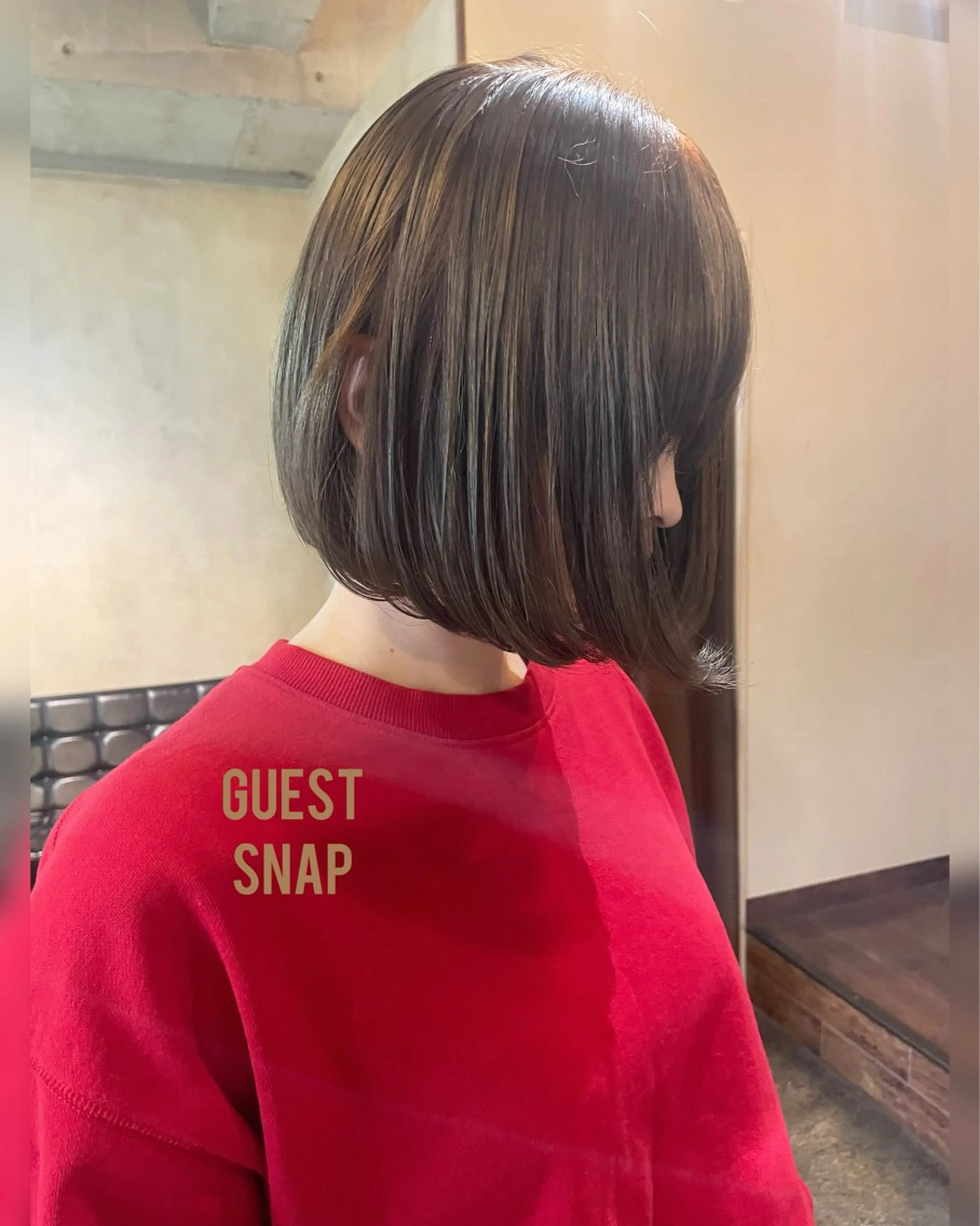 ショート カラー カット ヘアカラー トリートメント ショート/ボブ/ 心斎橋/宮脇美奈のヘアスタイル