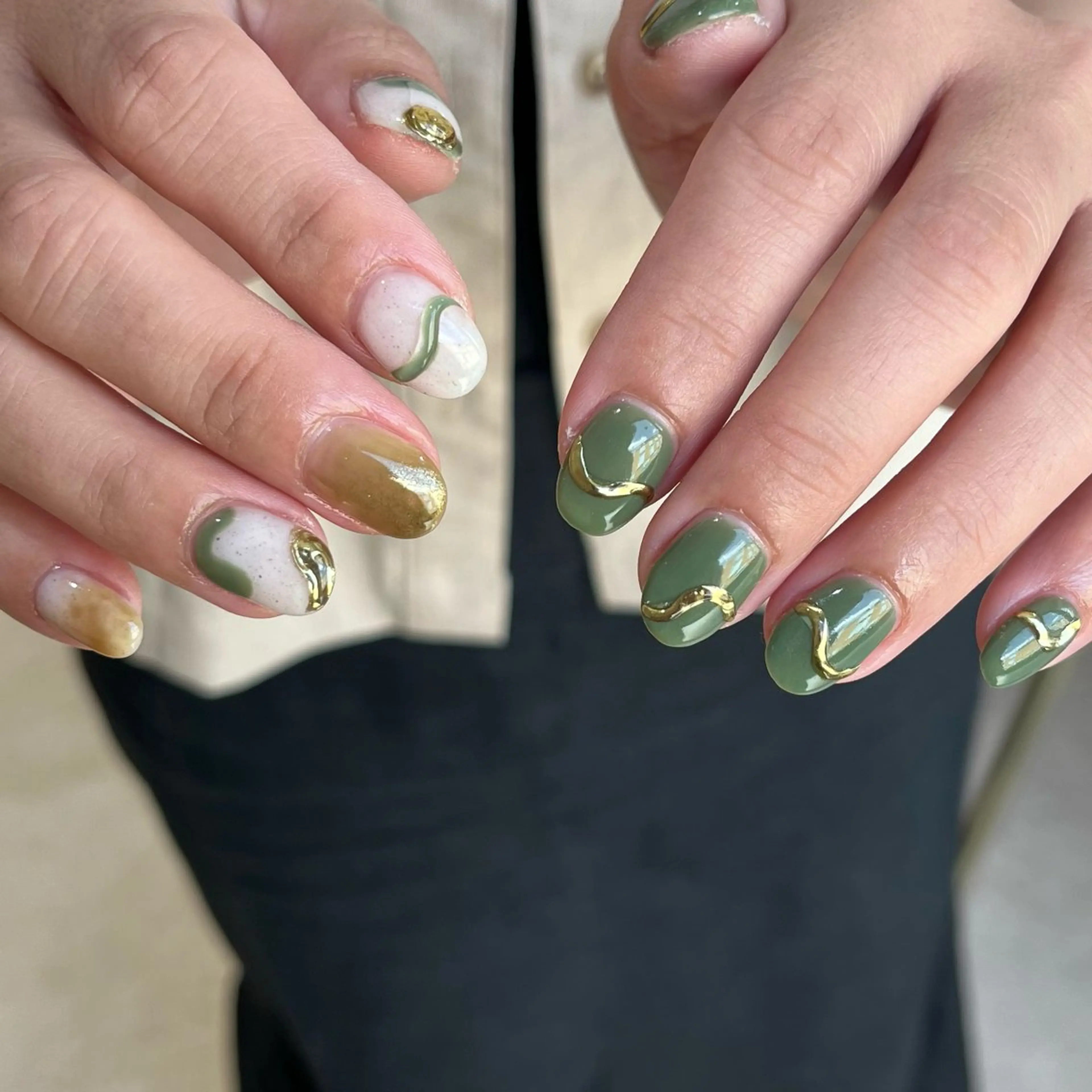 ネイル ニュアンスネイル CLALA Makoのネイルデザイン