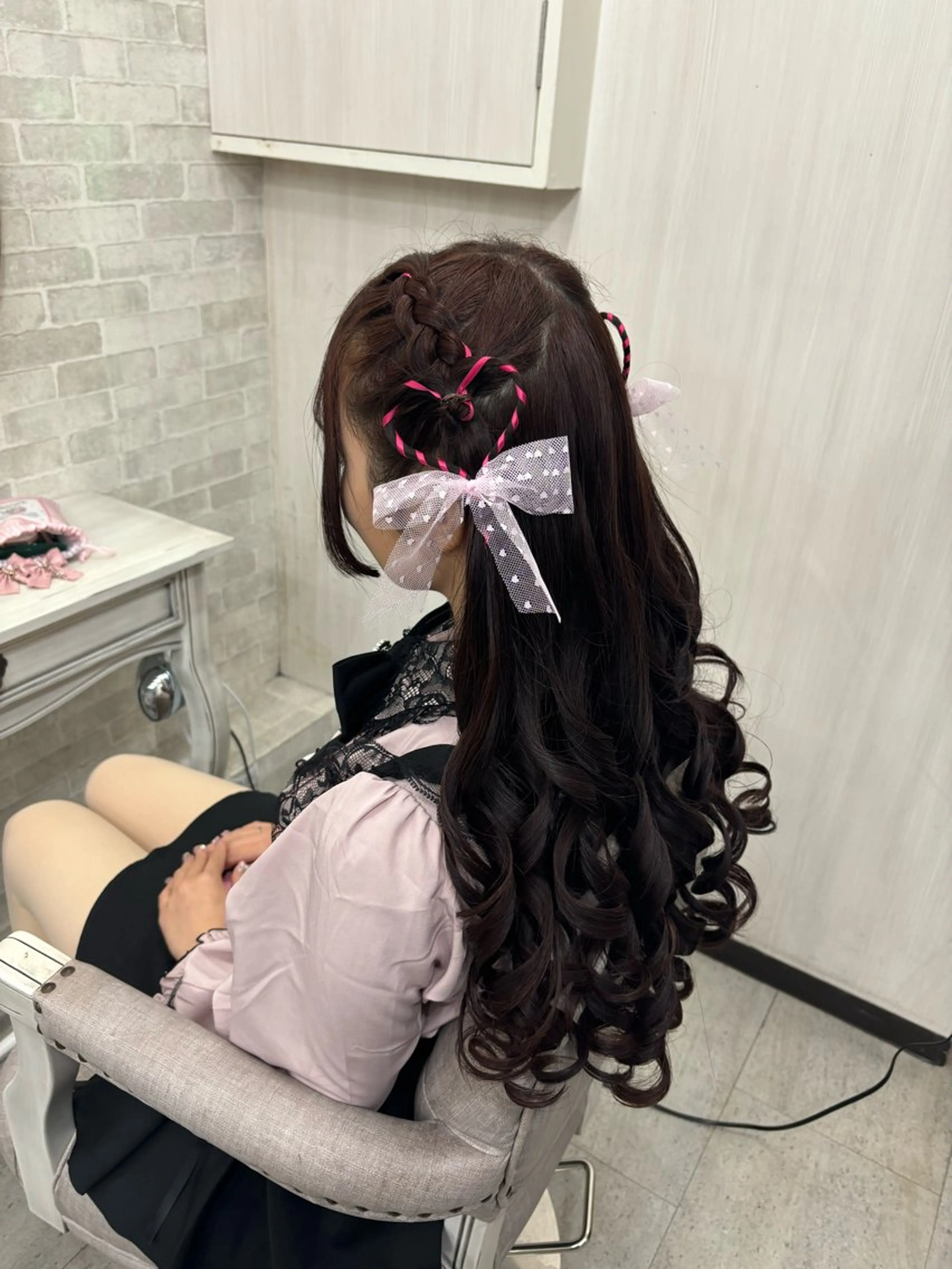 ヘアアレンジ ヘアセット ヘアセット☆ 髪質改善カラー☆まいのヘアスタイル