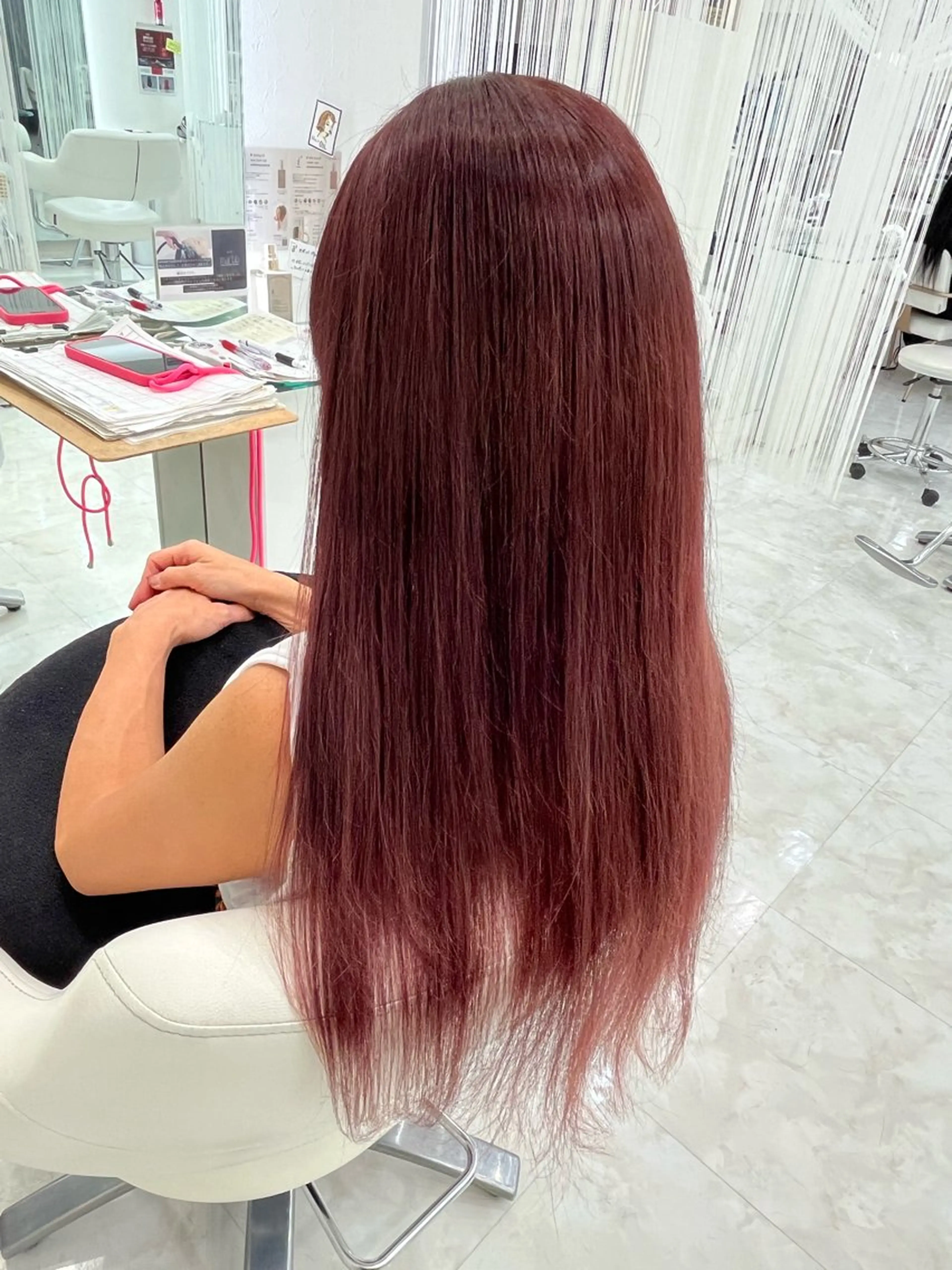 ロング カラー カット ヘアカラー 山森 大地のヘアスタイル