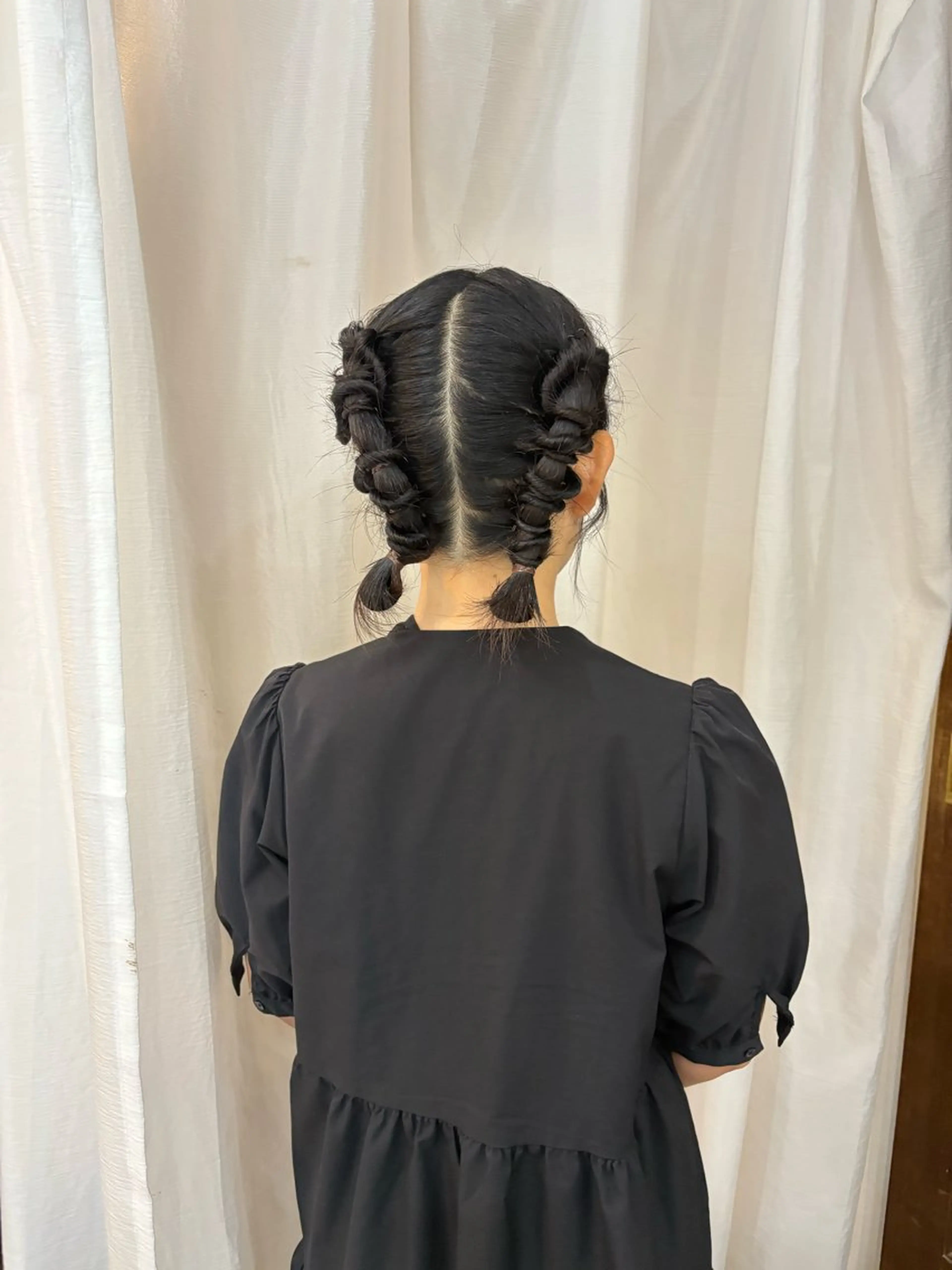 ヘアアレンジ 結婚式・ブライダル 顔周りカット ピンク カラー🩰りりのヘアスタイル