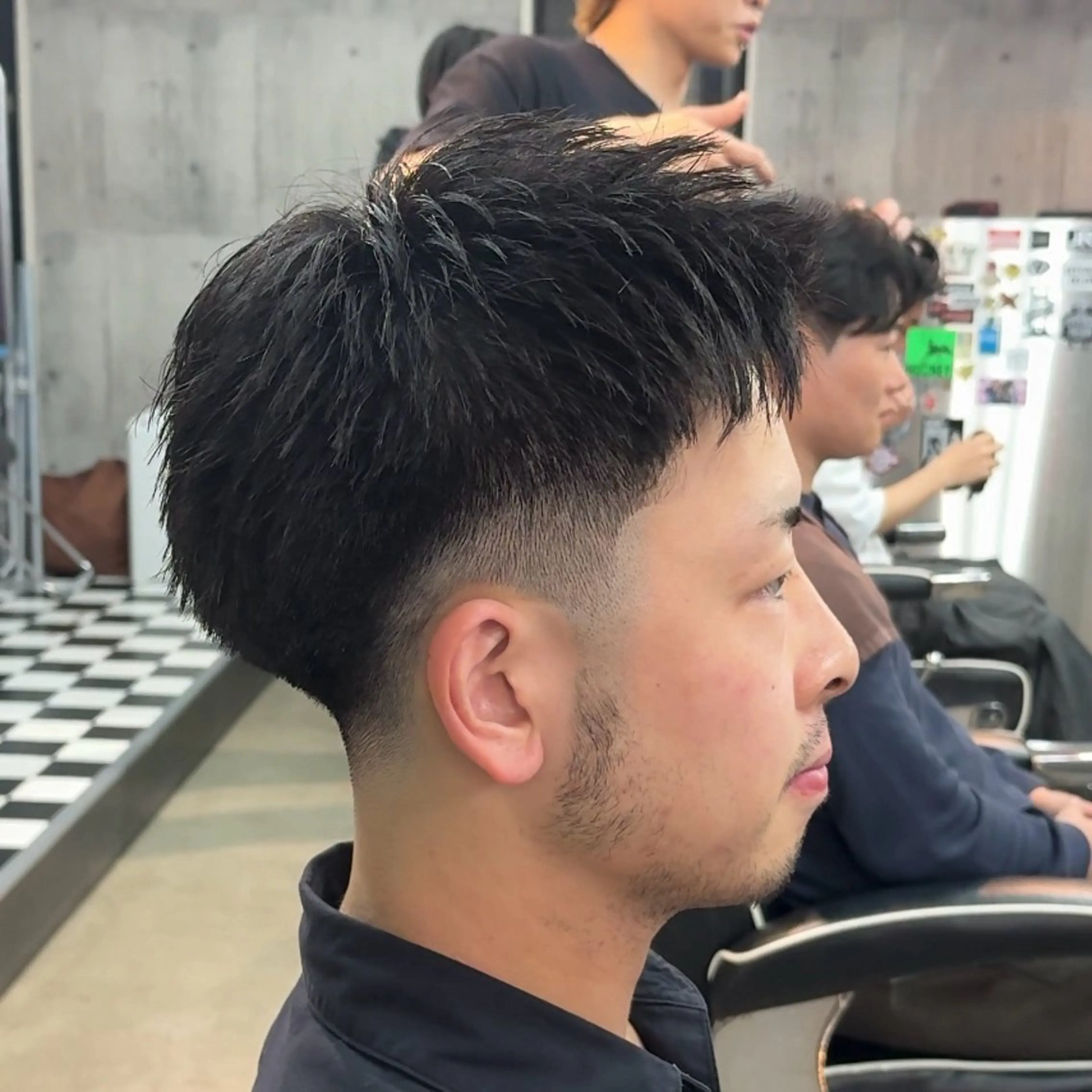 ショート パーマ ヘアアレンジ メンズ MENIN メンズ サロン　望月　涼太のヘアスタイル