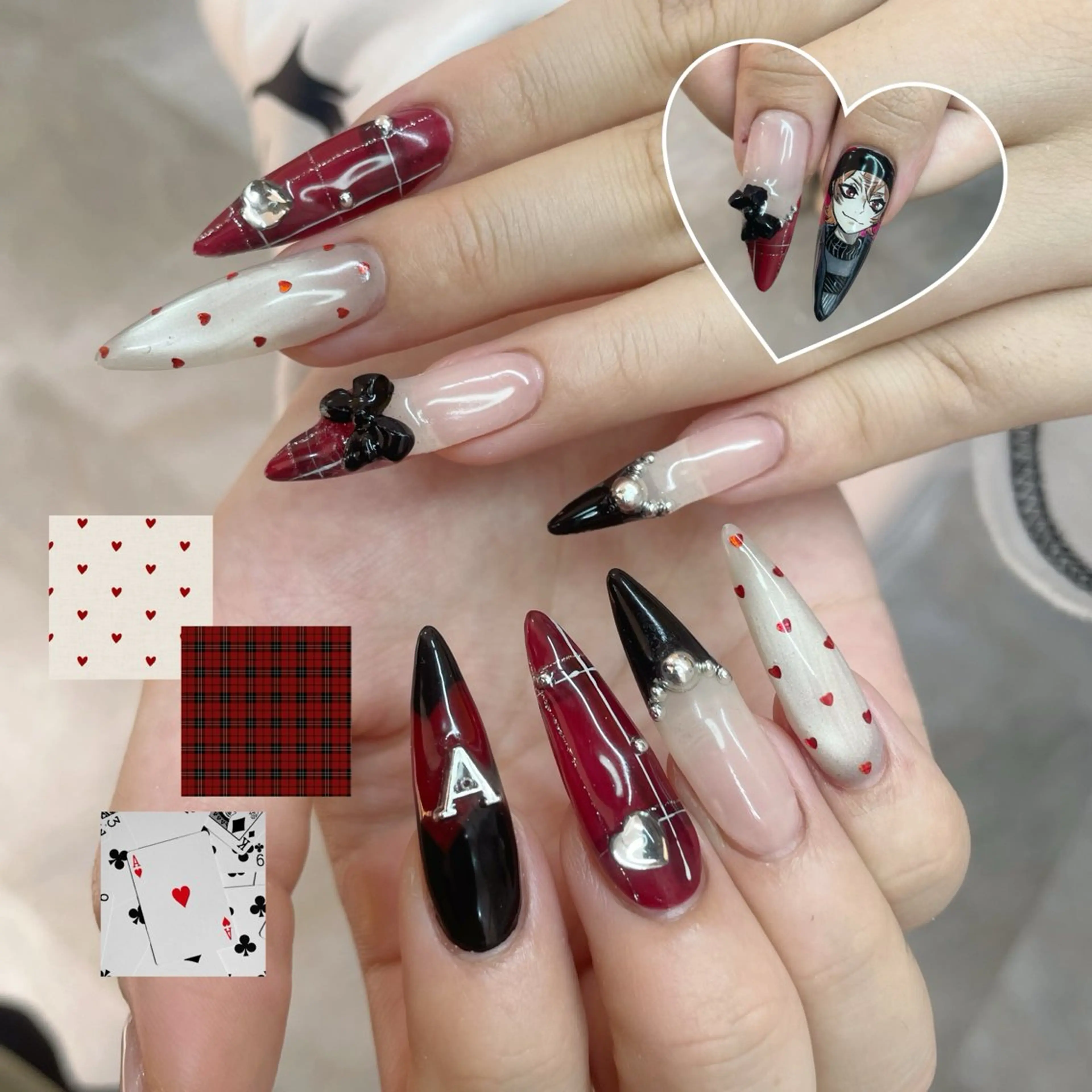 ネイル ハンドネイル ひめか🫁 推し概念・個性派のネイルデザイン