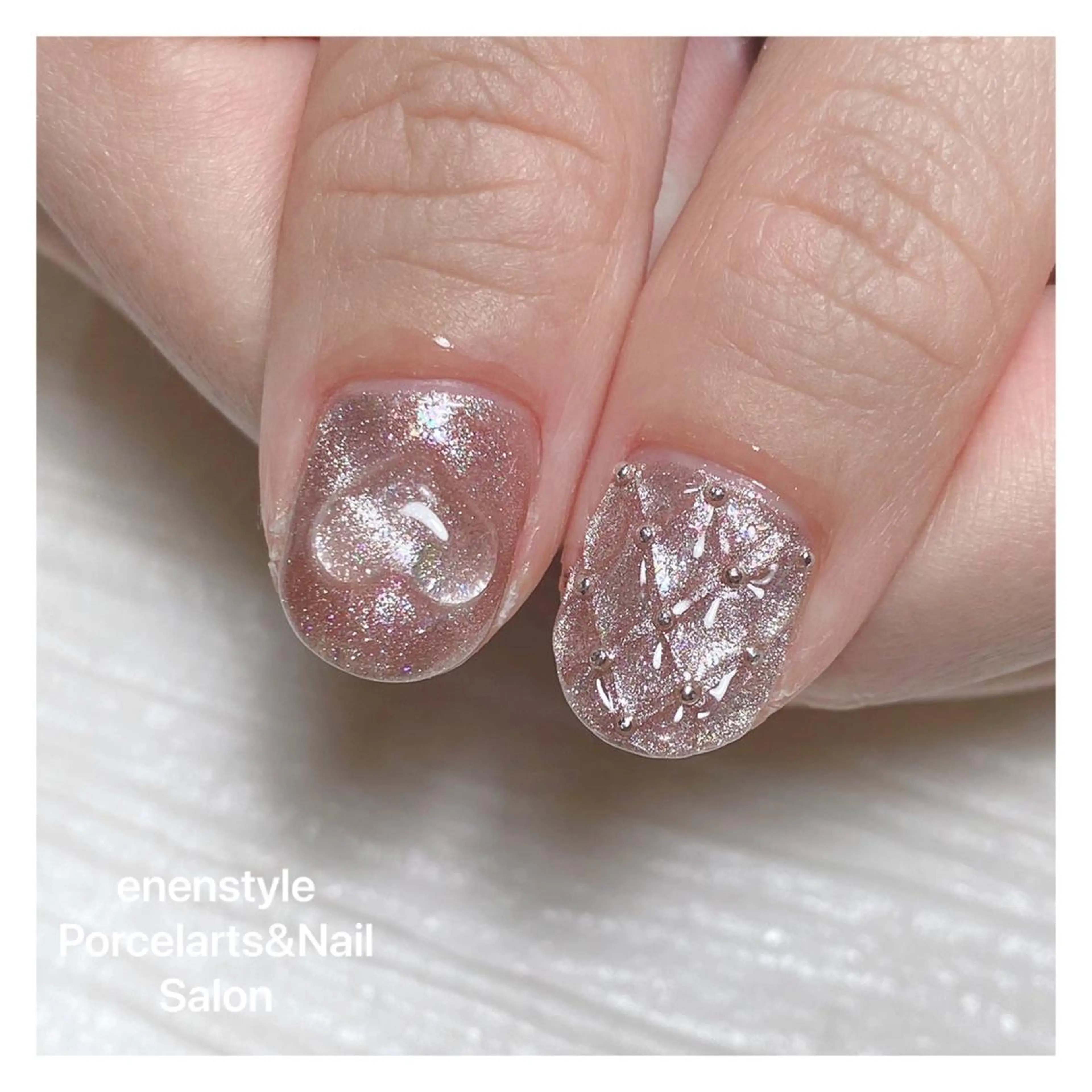 ミディアム ネイル 👑enen style👑のネイルデザイン