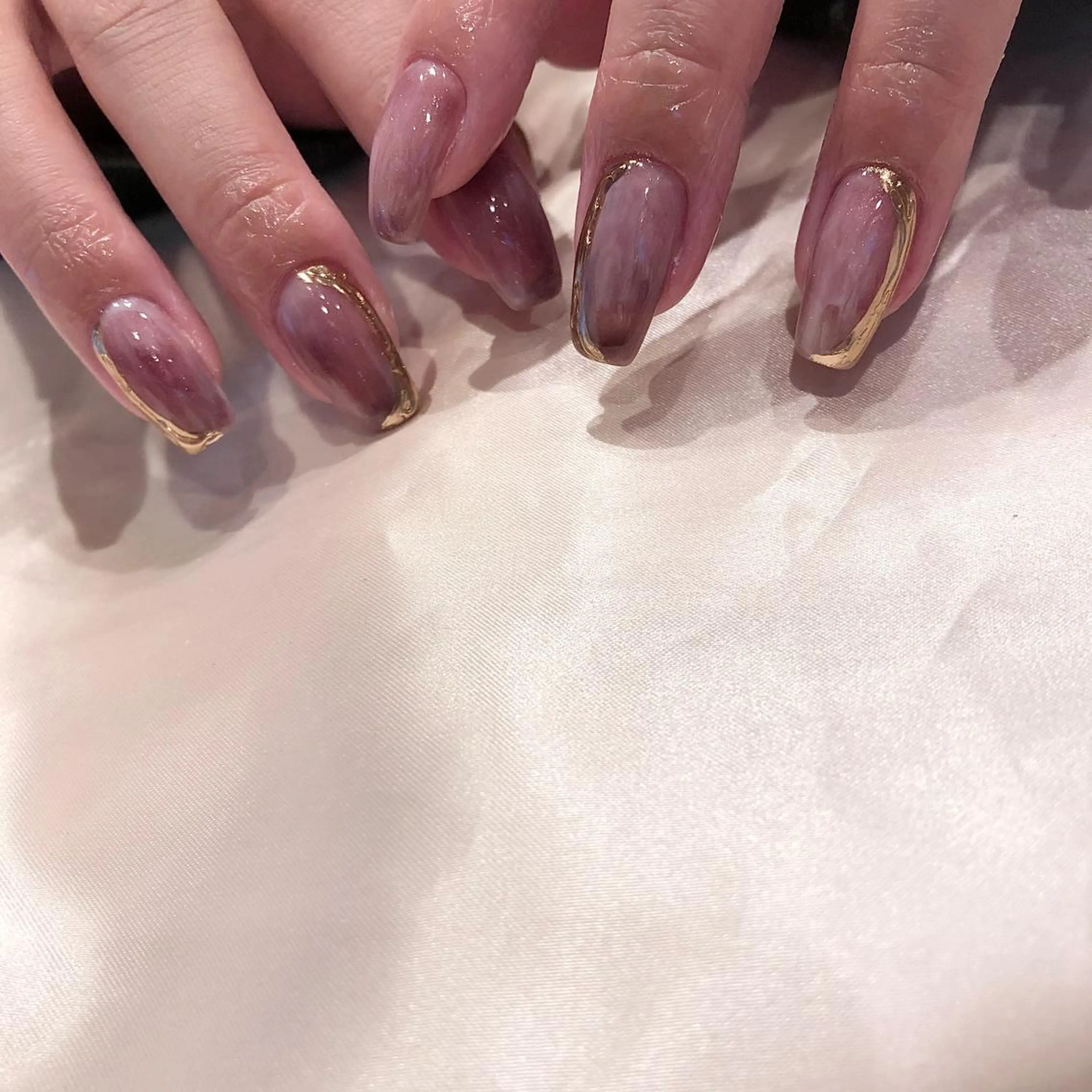 ネイル パラあり！フィルイン 美フォルムのネイルデザイン