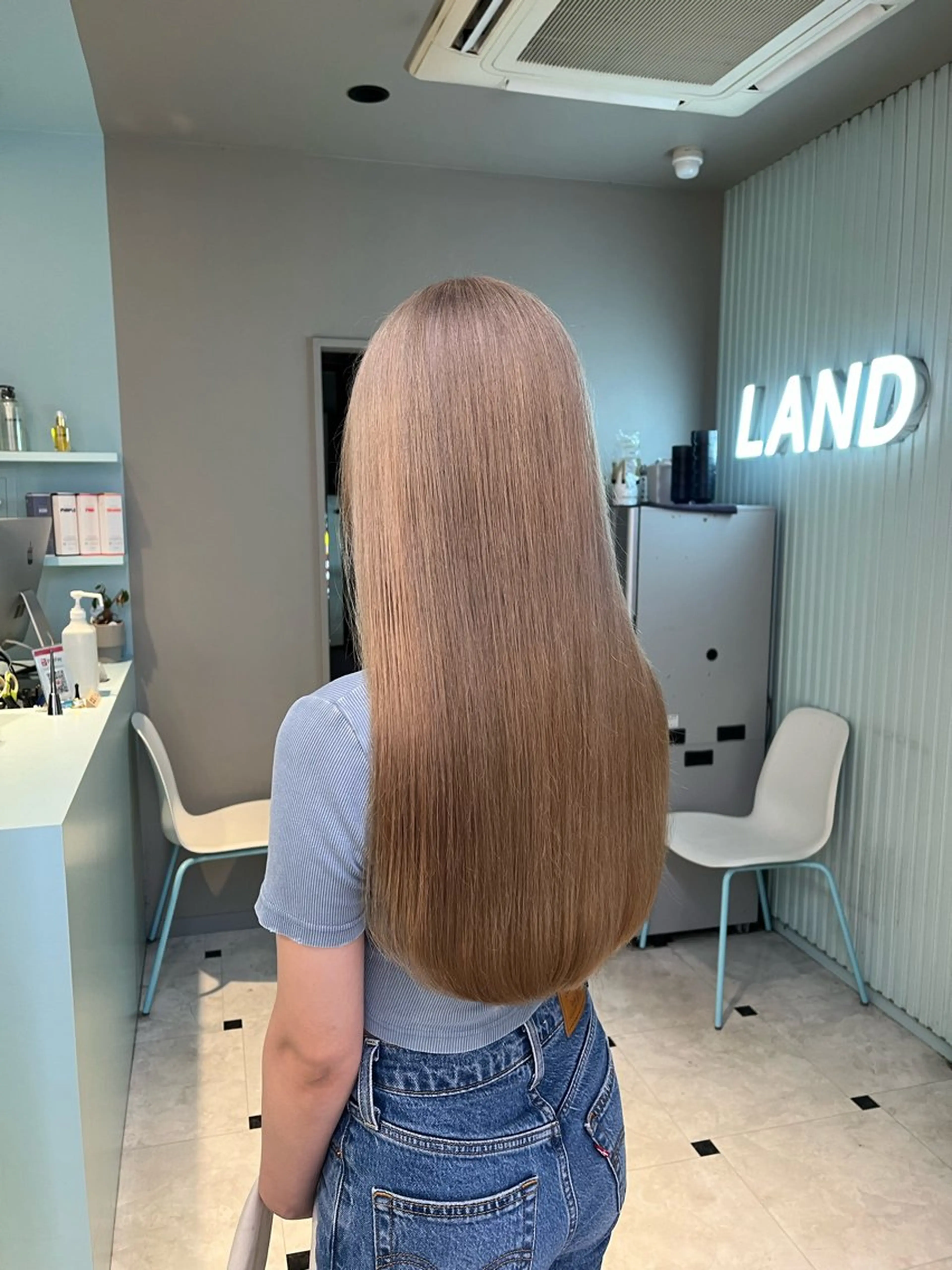 ロング カラー ヘアカラー トリートメント ブリーチカラー 🩵MIZUKIのヘアスタイル