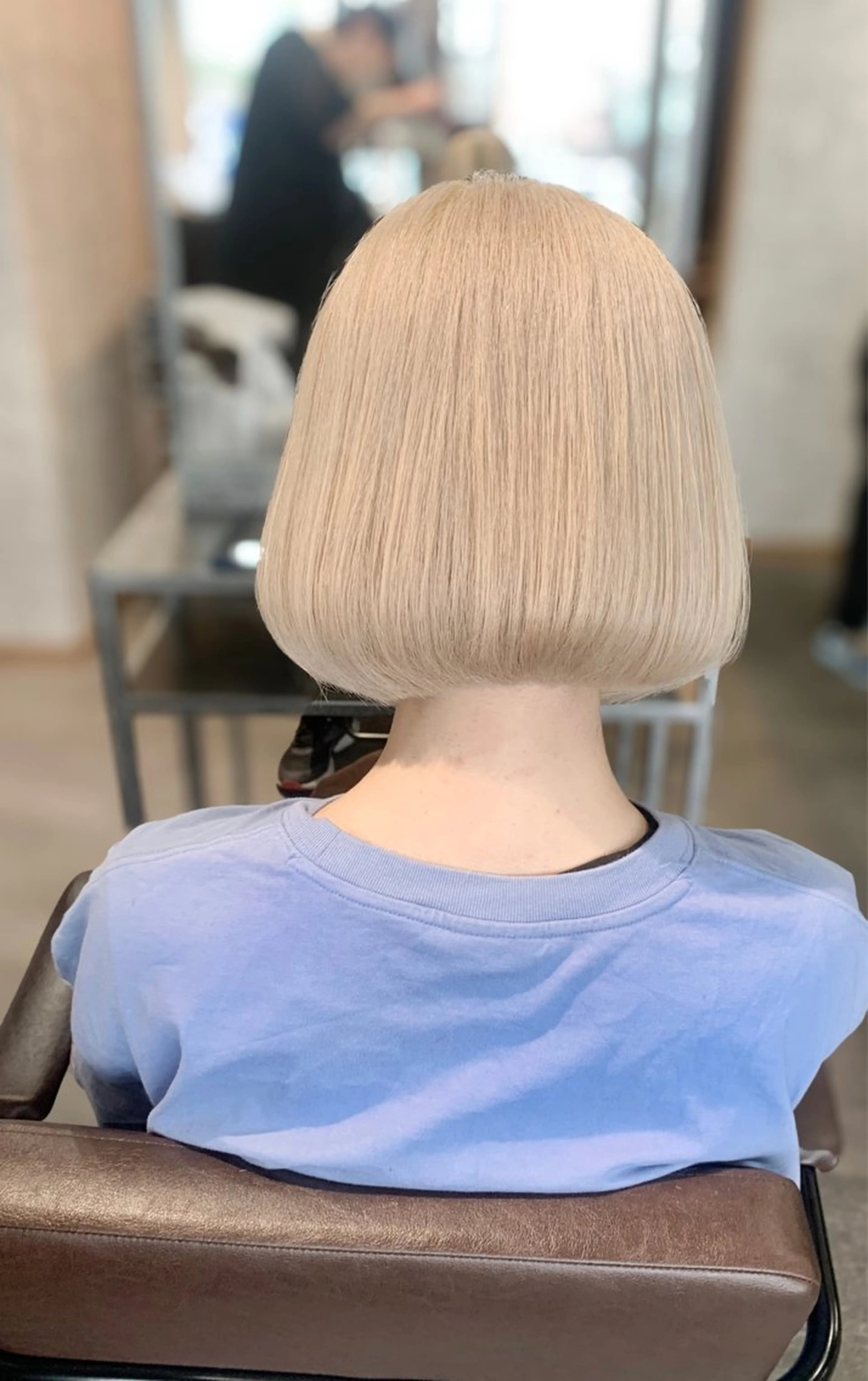 ミディアム ミディアムパーマ ボブ ハイライト 髪質改善 韓国風ヘア カット ヘアカラー トリートメント ank classic hair【アンククラシックヘアー】所属・メンズスタイル バレイヤージュ 齋藤のヘアスタイル