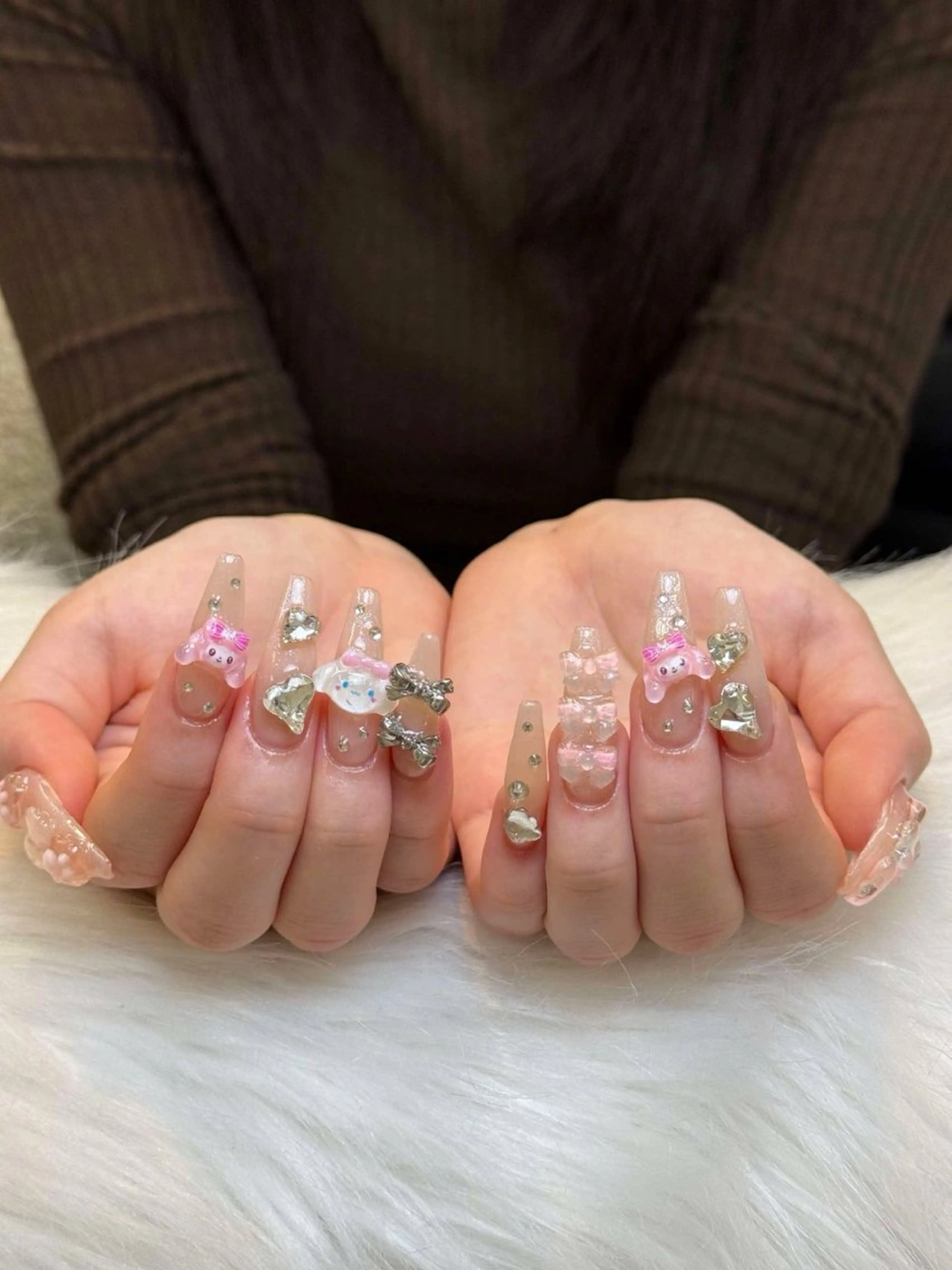 ネイル アートネイル 成人式 ジェルネイル ニュアンスネイル 夏ネイル Nie Nail Shinokuboのネイルデザイン