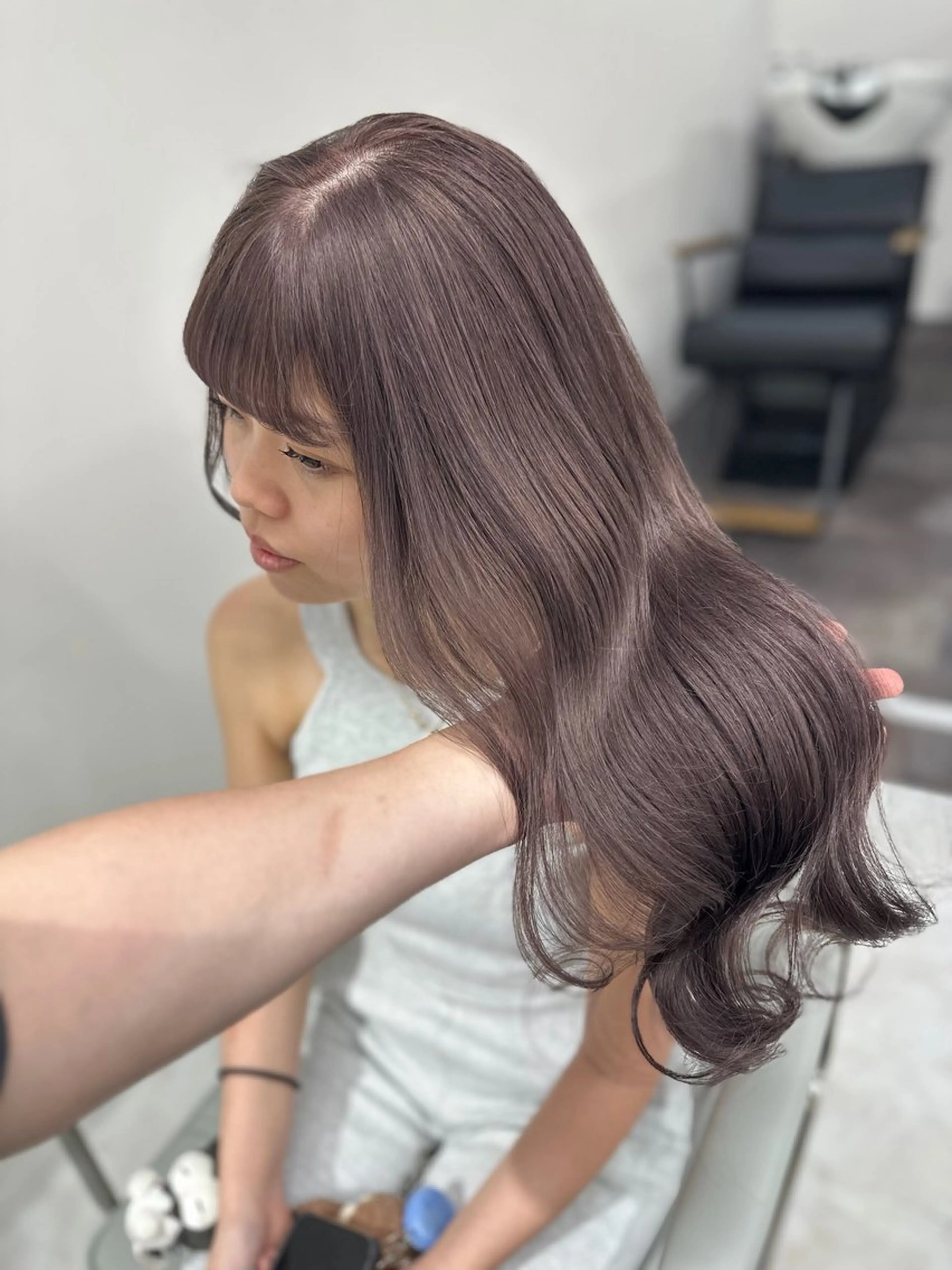 ロング カット ヘアカラー 🐻艶カラー 髪質改善 あさひ🐻のヘアスタイル
