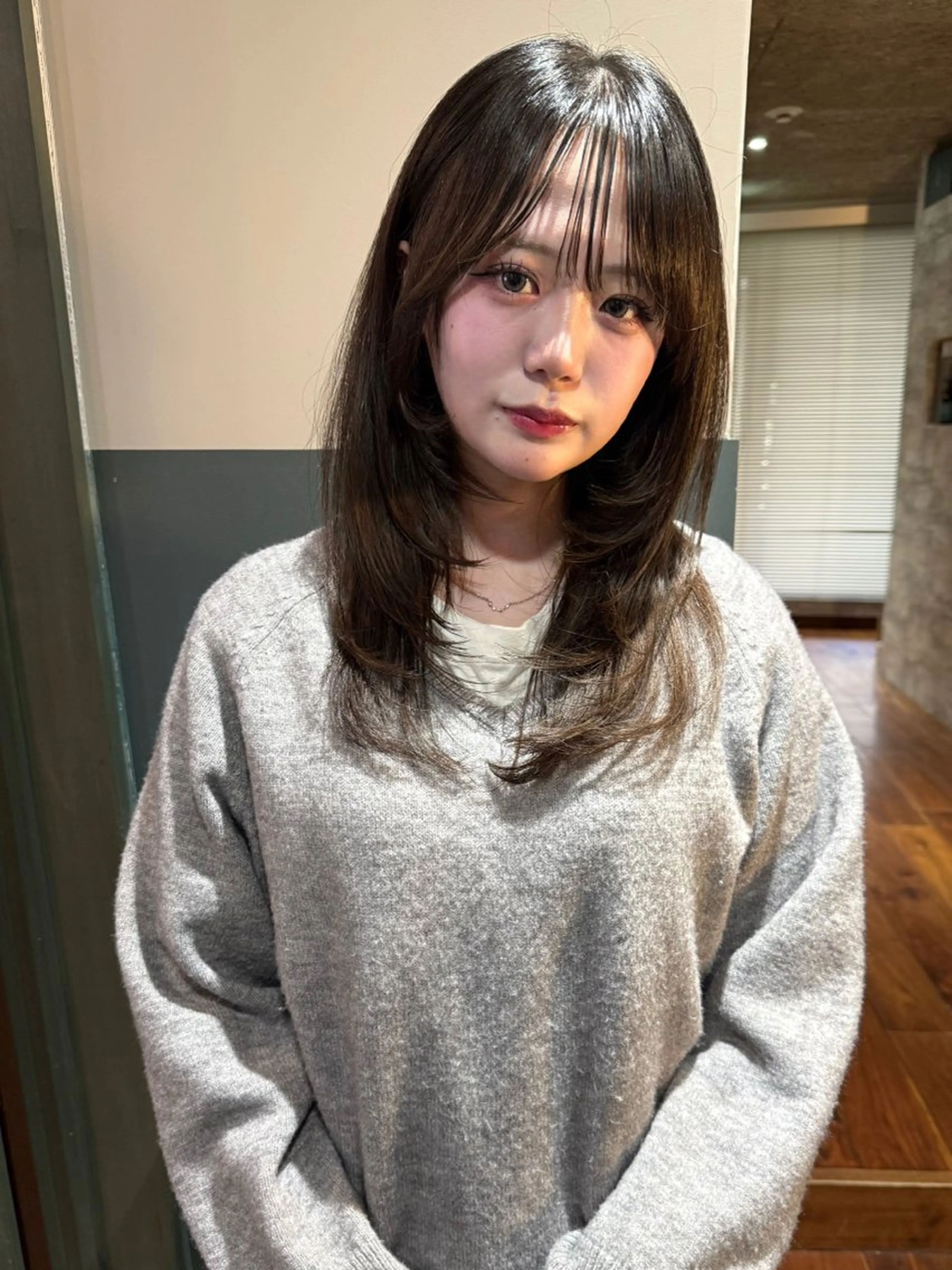 ミディアム カラー カット トリートメント mai / linoah˚✧のヘアスタイル