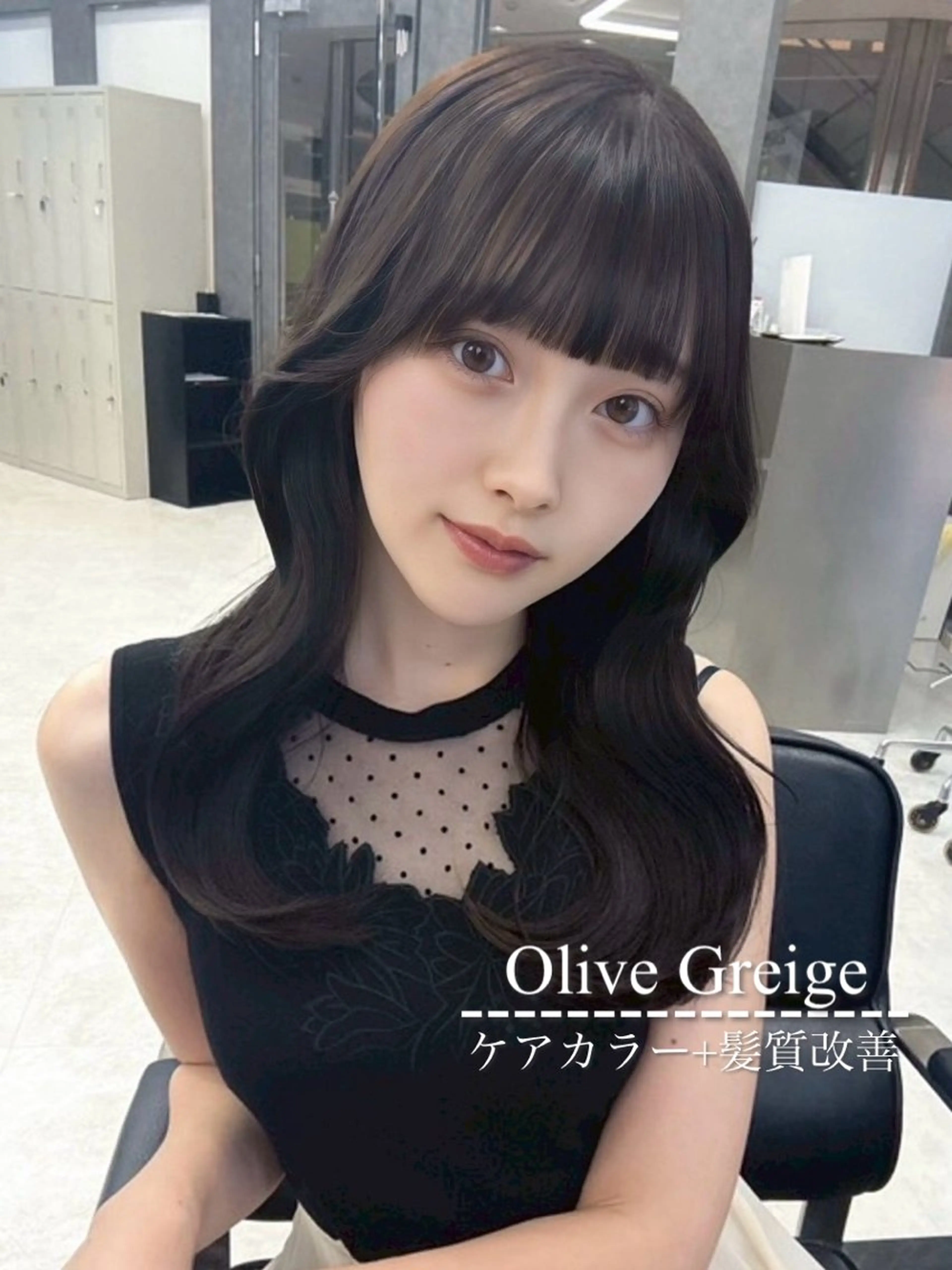 セミロング カラー シールエクステ ブリーチ ブロンド ケアブリーチ ダブルカラー カット ヘアカラー トリートメント Tiam タクミのヘアスタイル