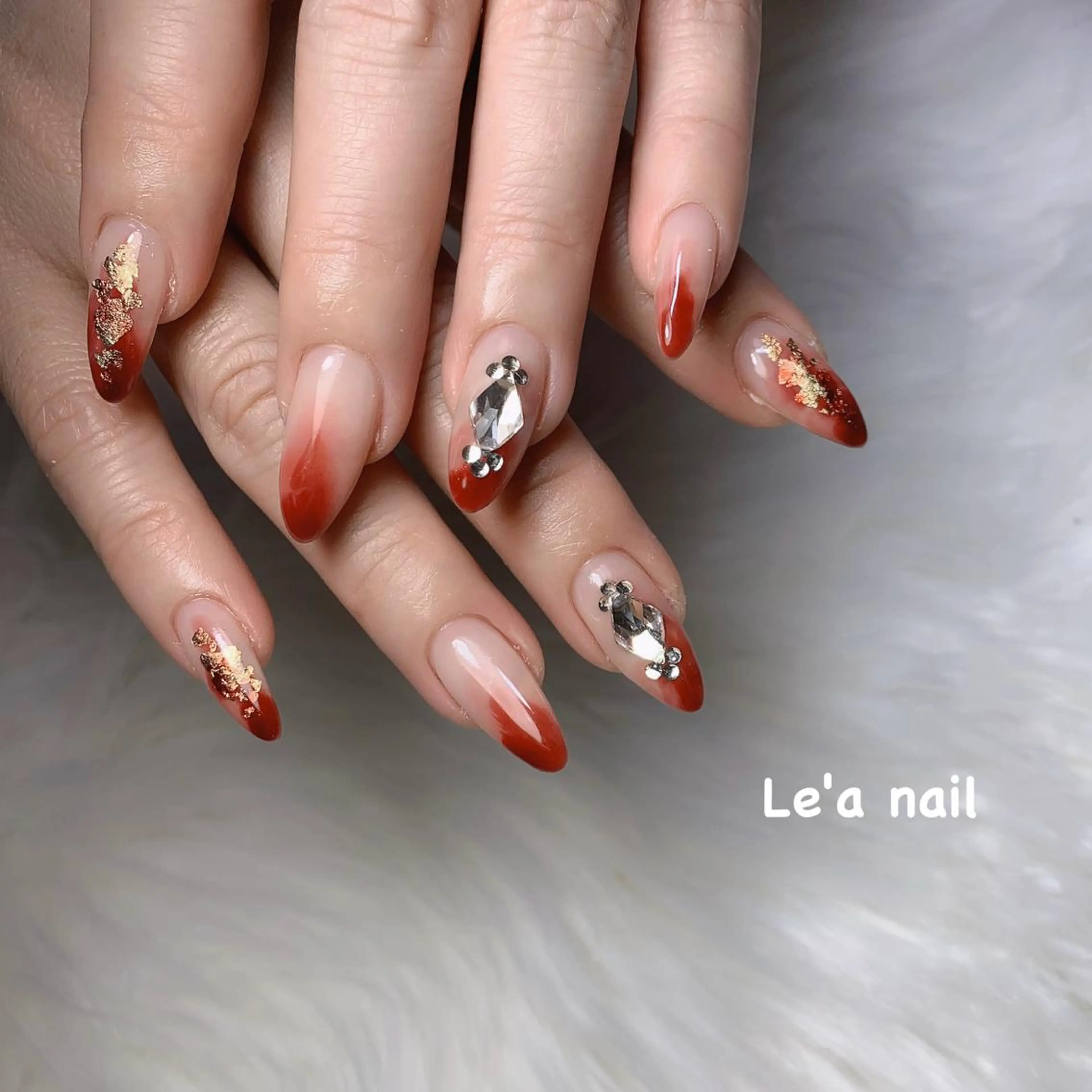 ネイル ロングネイル 'mm  (ミリ) ＭＡＮＡＭＩのネイルデザイン