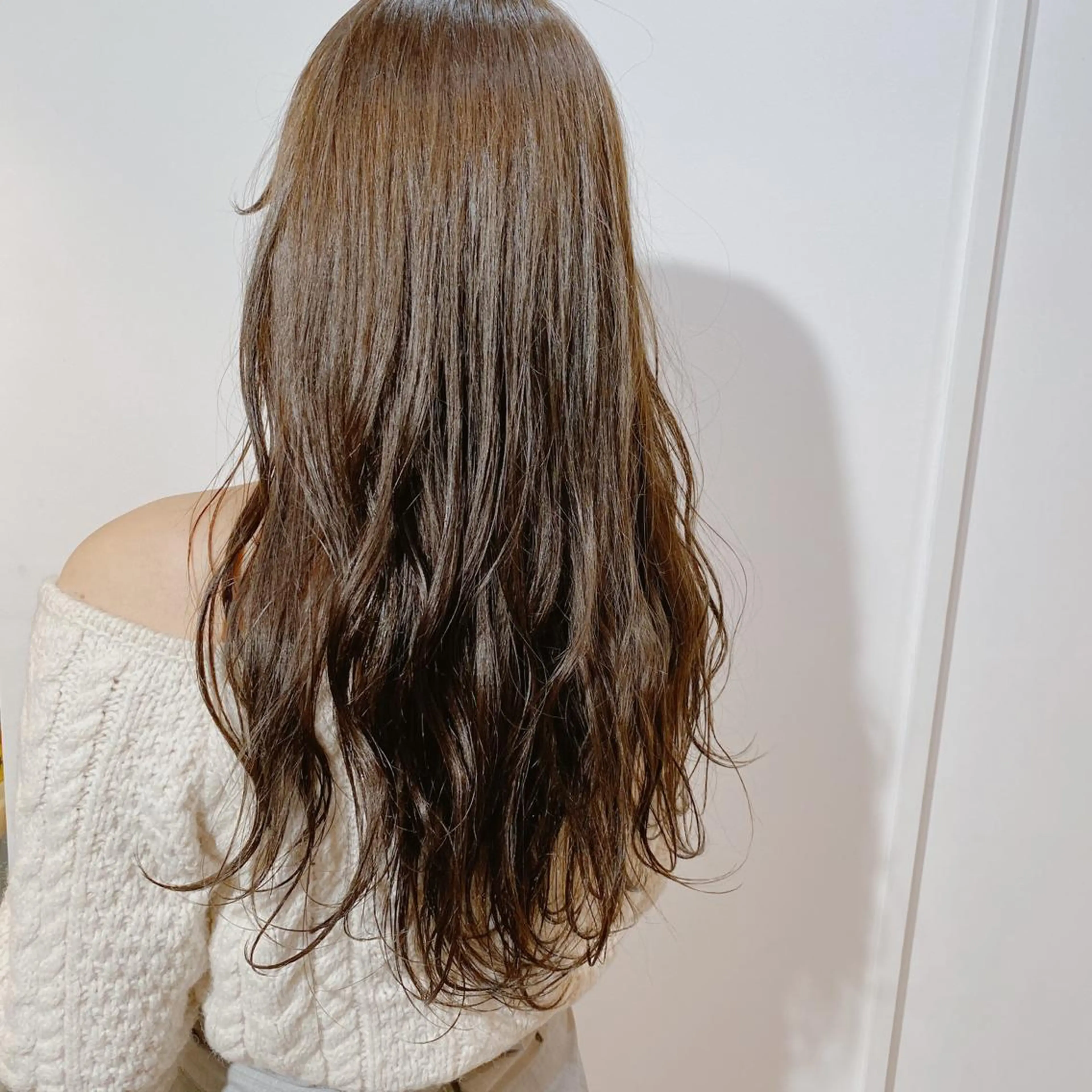 ロング カラー 新宿/韓国風レイヤー 髪質改善/渋谷直樹のヘアスタイル