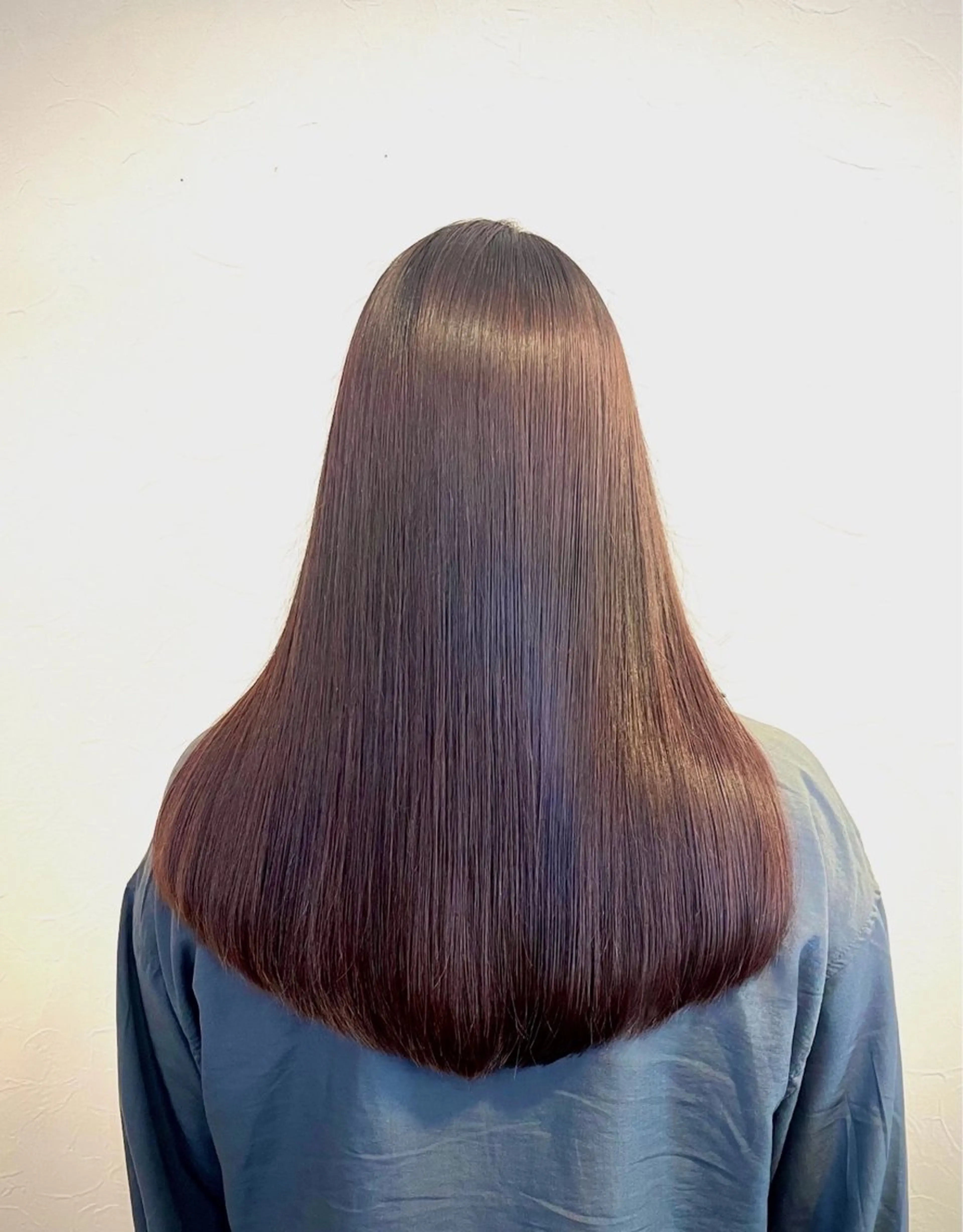 ロング カット 縮毛矯正 トリートメント OJIMA YUKAのヘアスタイル