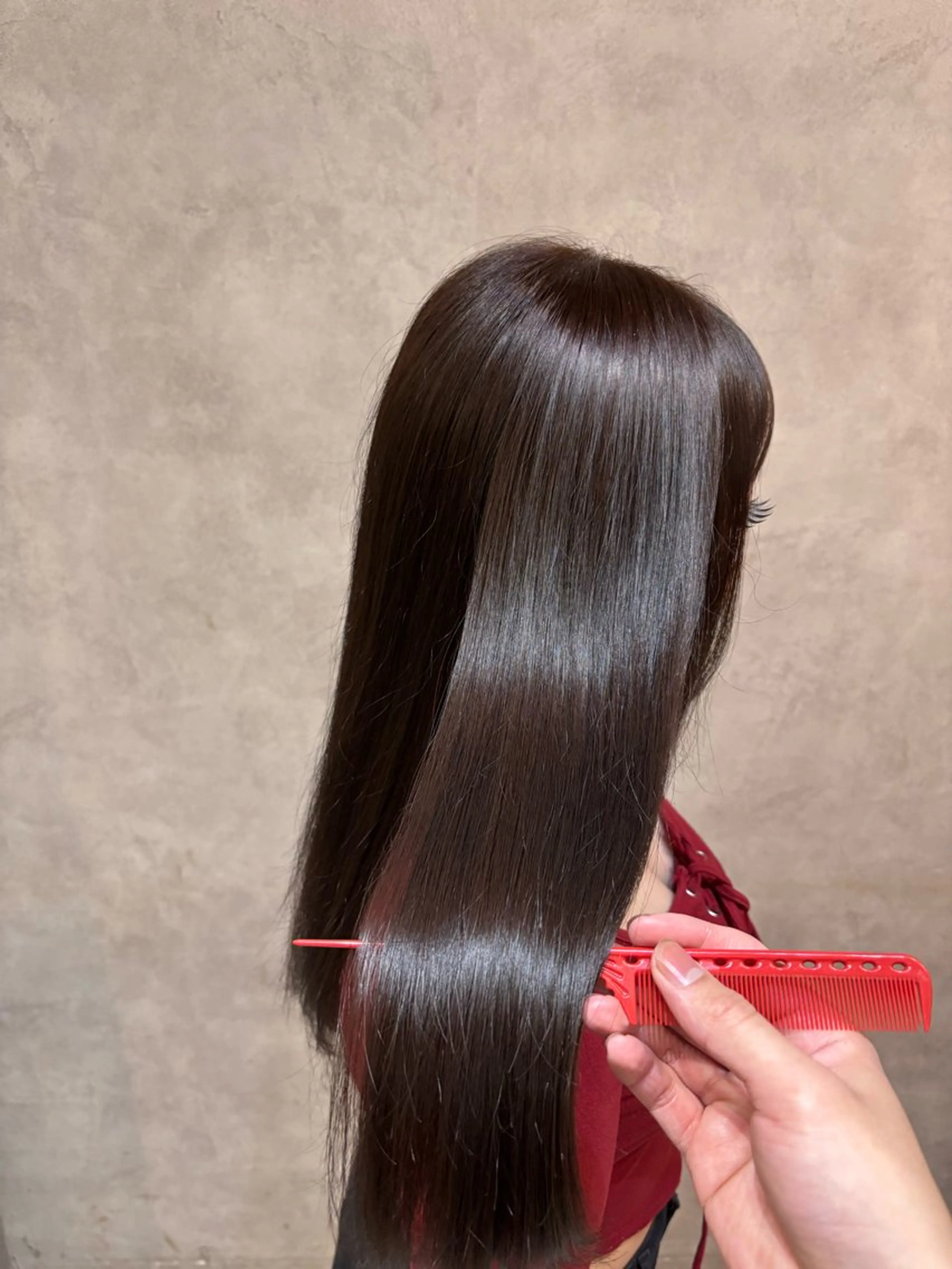 ロング ヘアカラー 艶髪/縮毛矯正 /hikaruのヘアスタイル