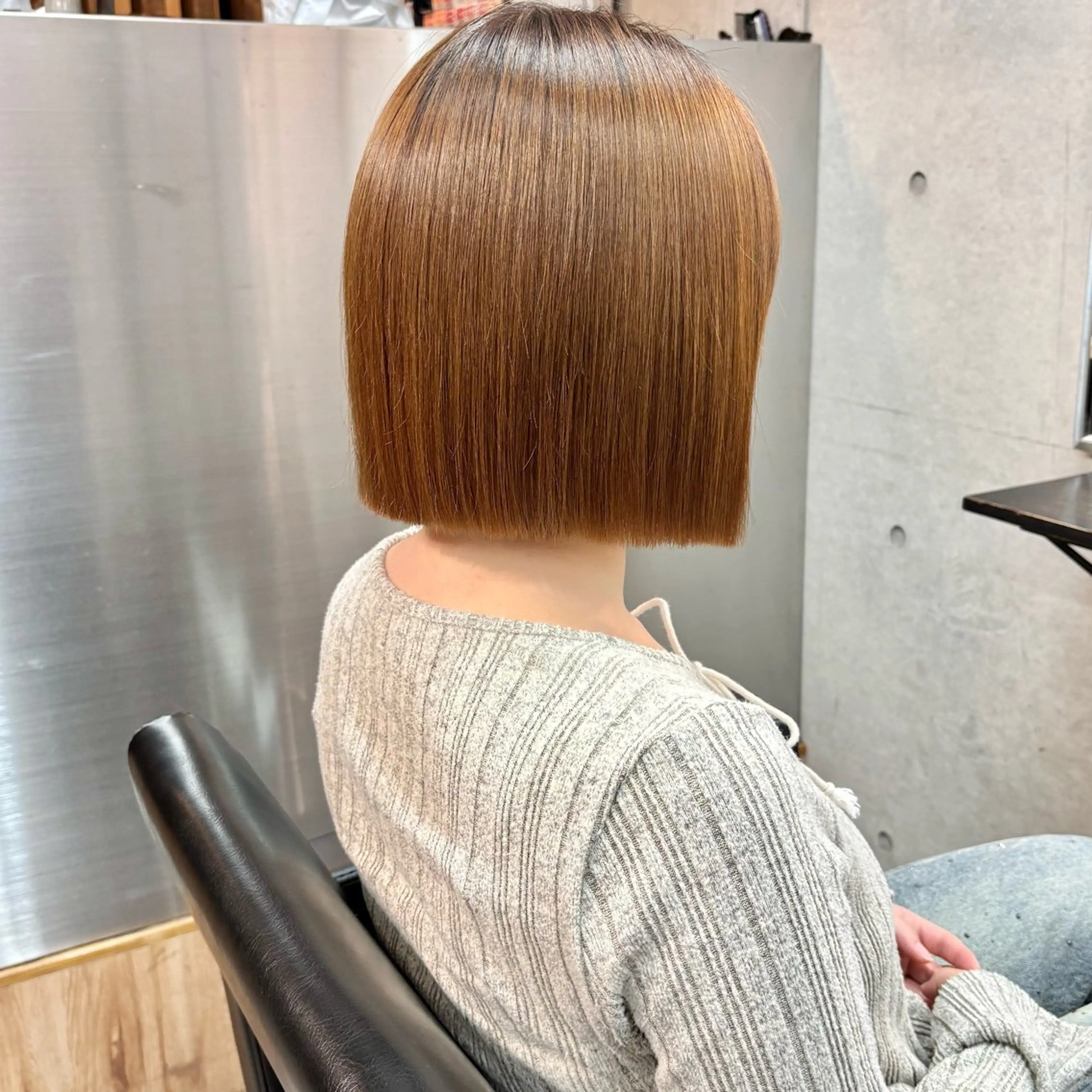 ショート カラー パーマ 髪質改善 縮毛矯正 トリートメント カット 縮毛矯正 トリートメント ショートボブ髪質改善 縮毛矯正のプロ山道潤のヘアスタイル