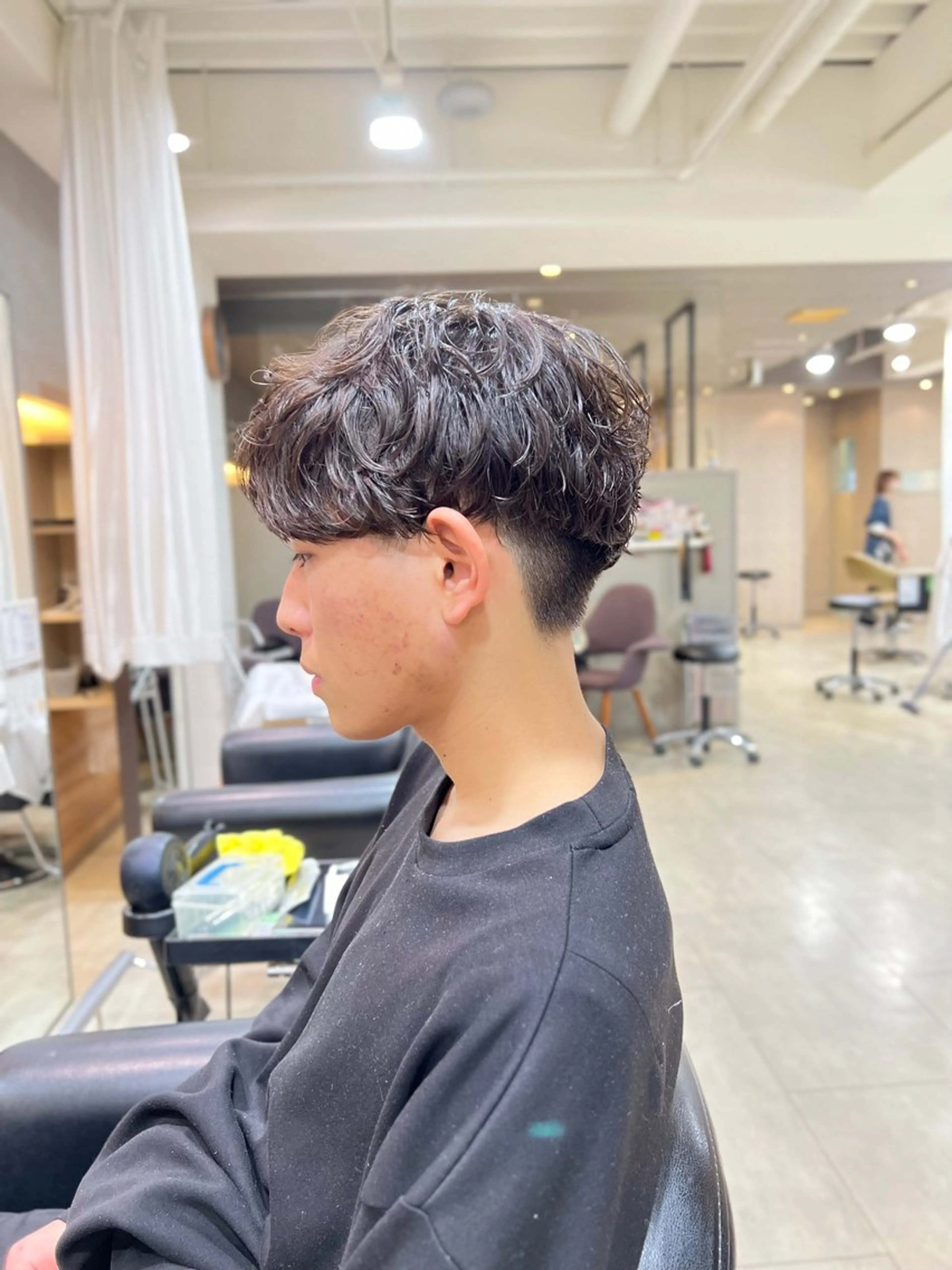 パーマ メンズ 心斎橋メンズサロン リベルテグリットのヘアスタイル