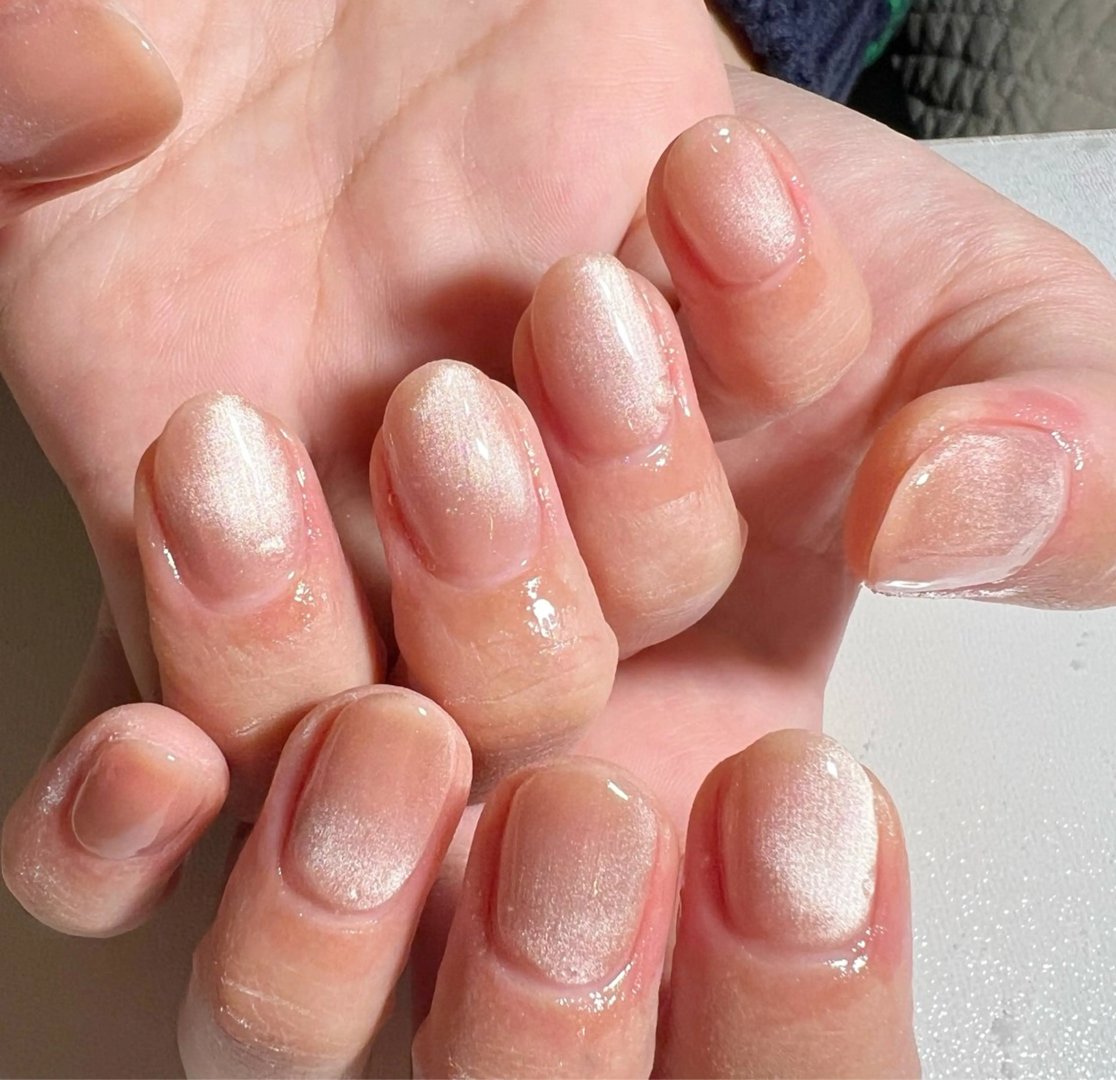 ネイル マグネットネイル シンプルネイル ハンドネイル private salon mieのネイルデザイン