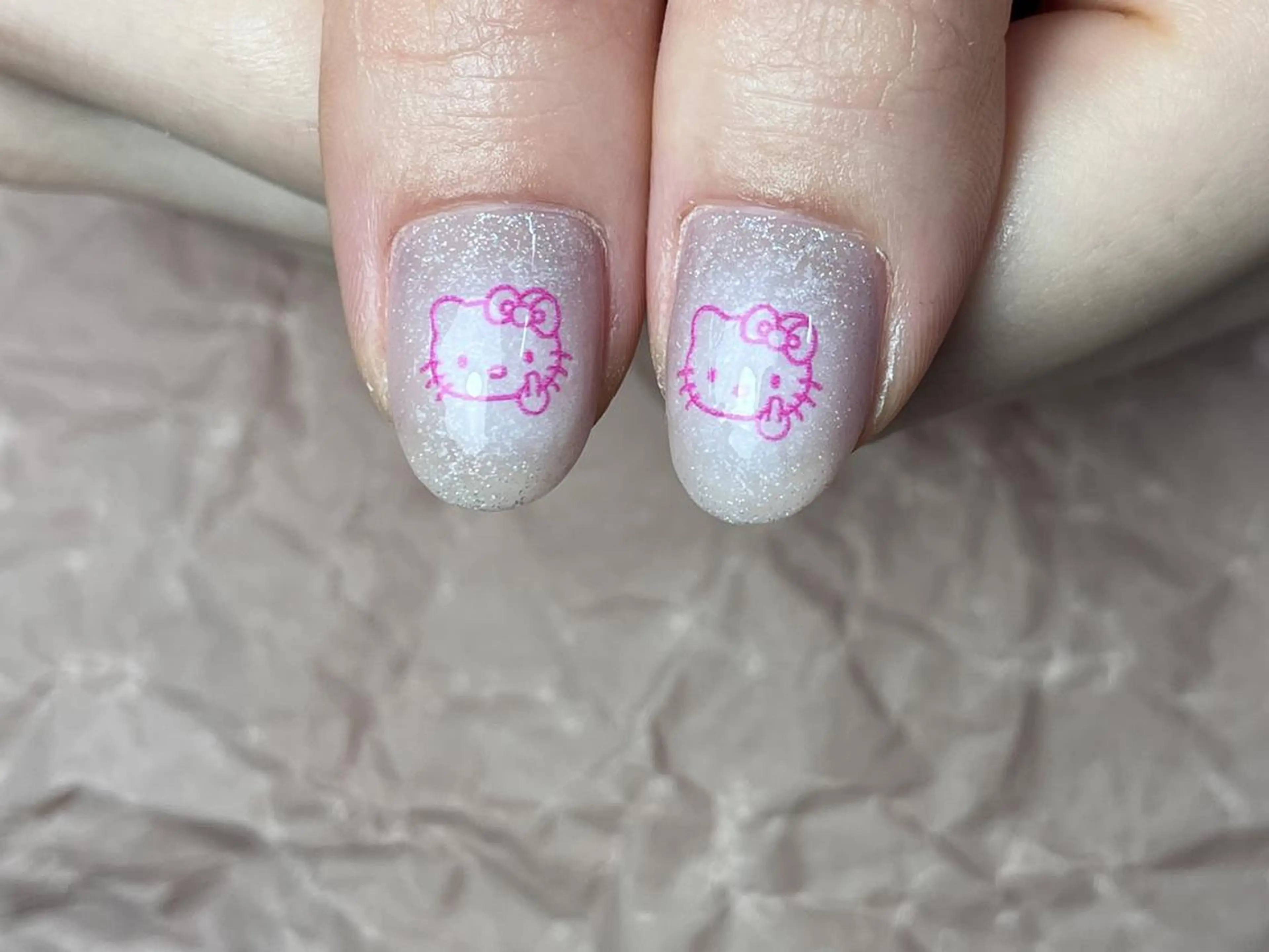 ネイル ハート キラキラネイル ハンドネイル ToliyDeliy Nail Salonのネイルデザイン