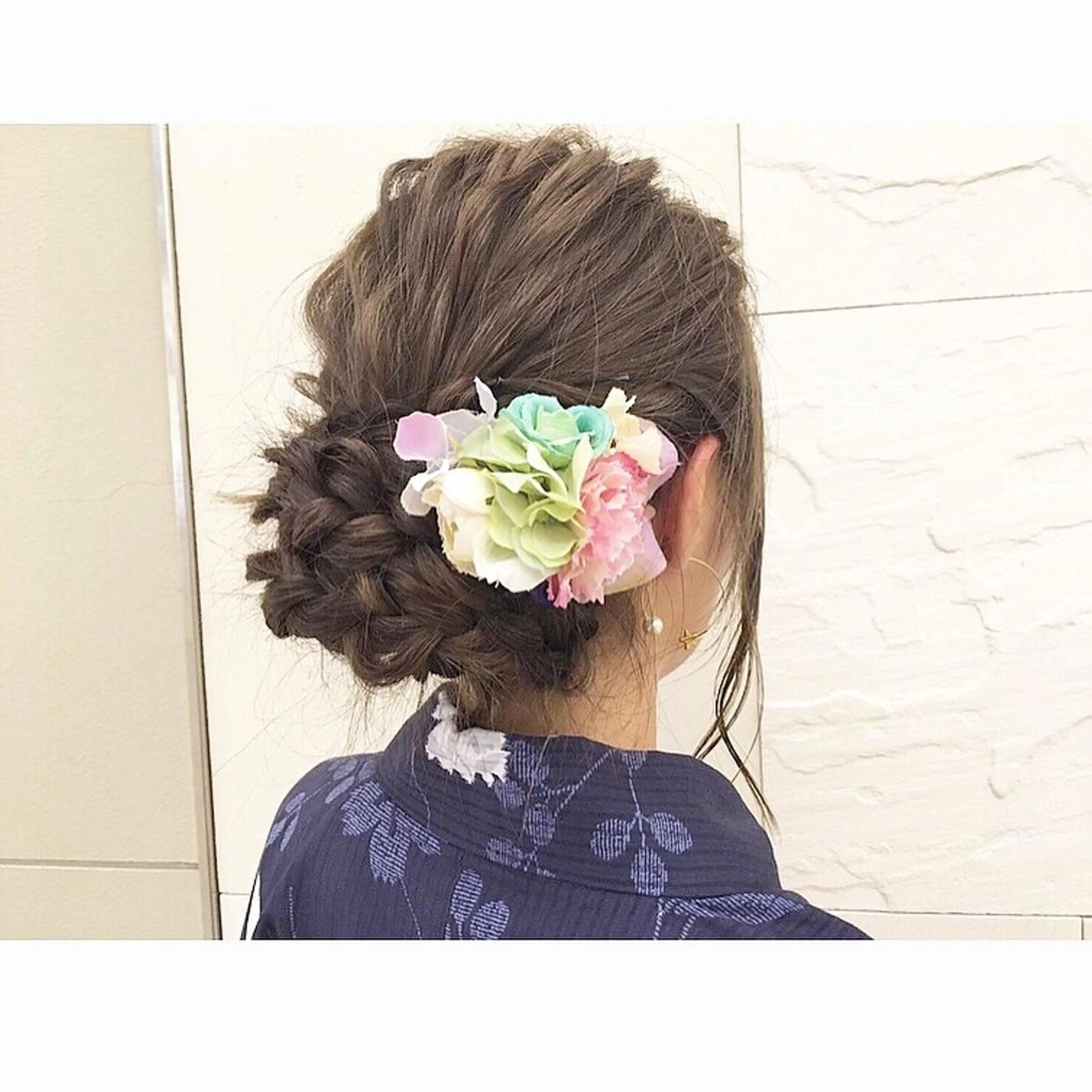 ヘアアレンジ 浴衣 鈴木 翔梧のヘアスタイル