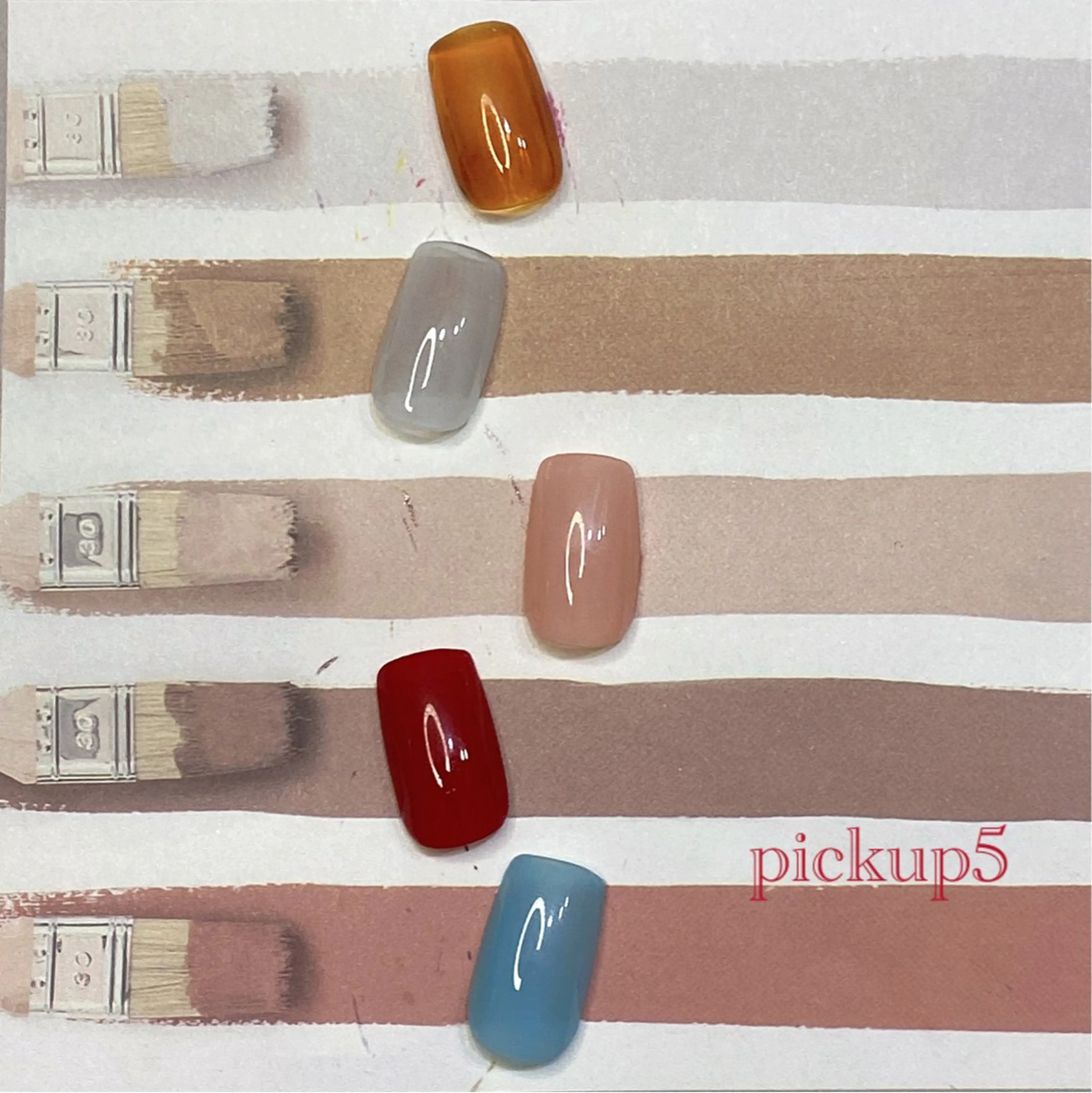 ネイル ジェルネイル ワンカラーネイル ネイリスト aicoのネイルデザイン